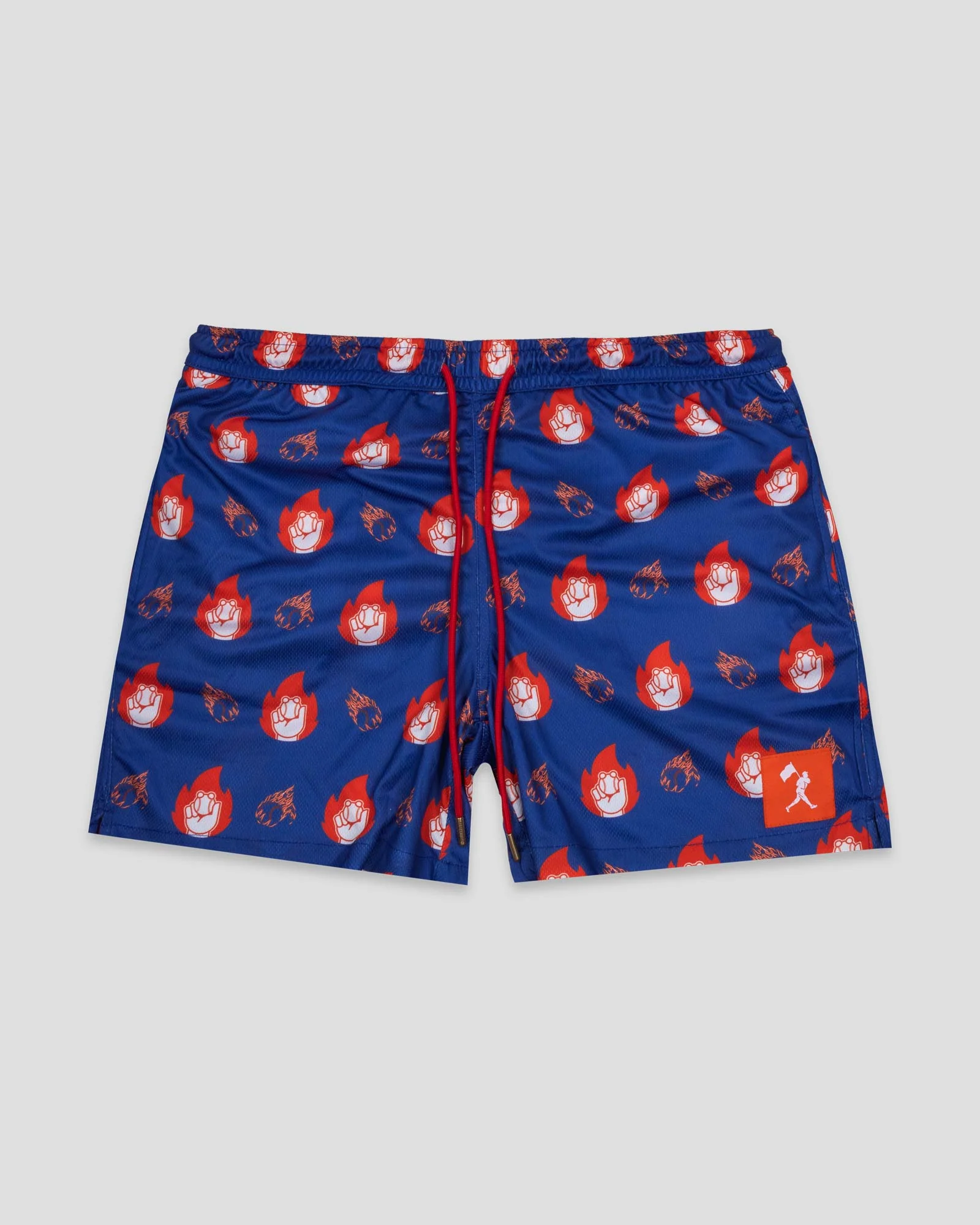 Flame Thrower Diamond Air Mesh Shorts