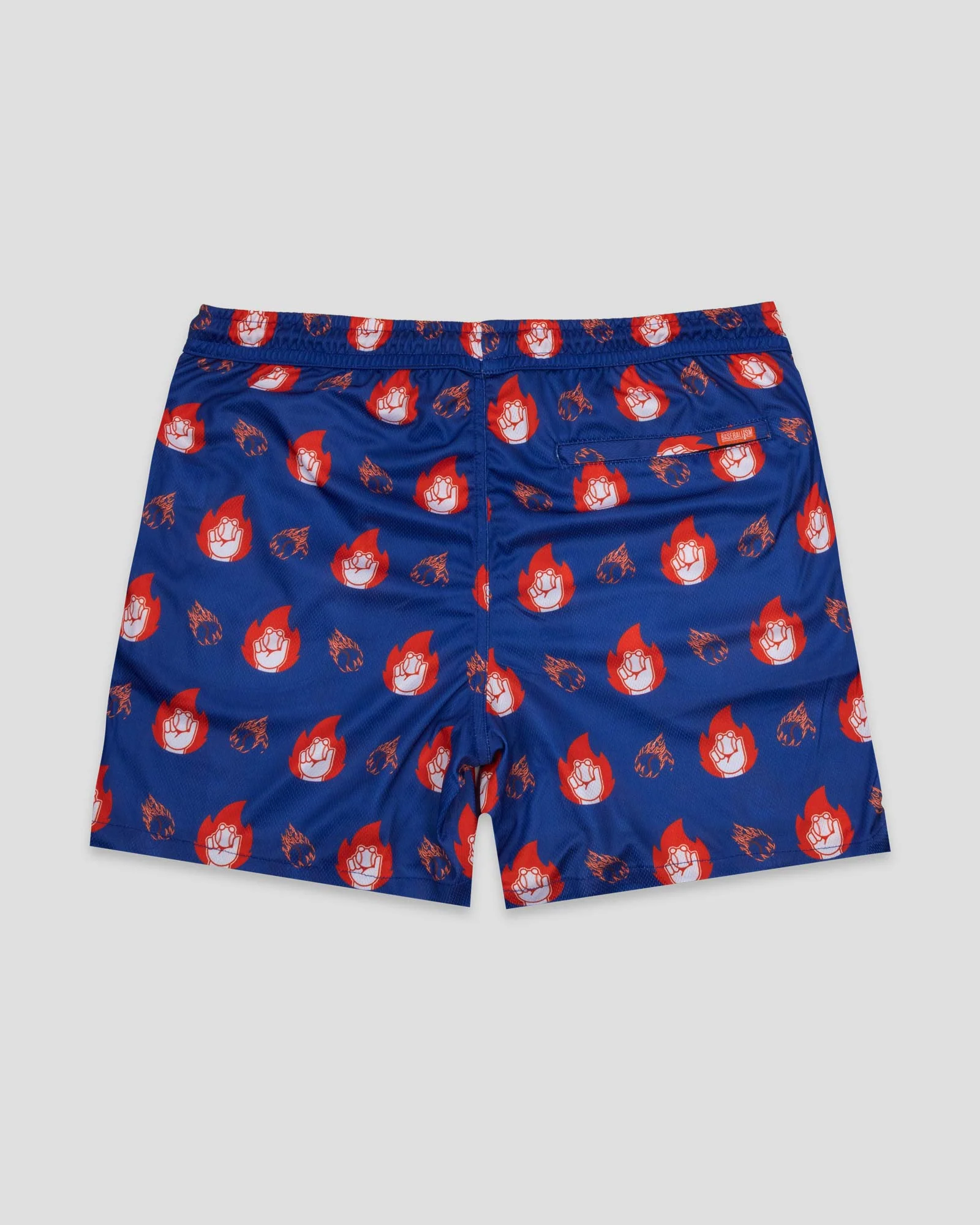 Flame Thrower Diamond Air Mesh Shorts - Image 3