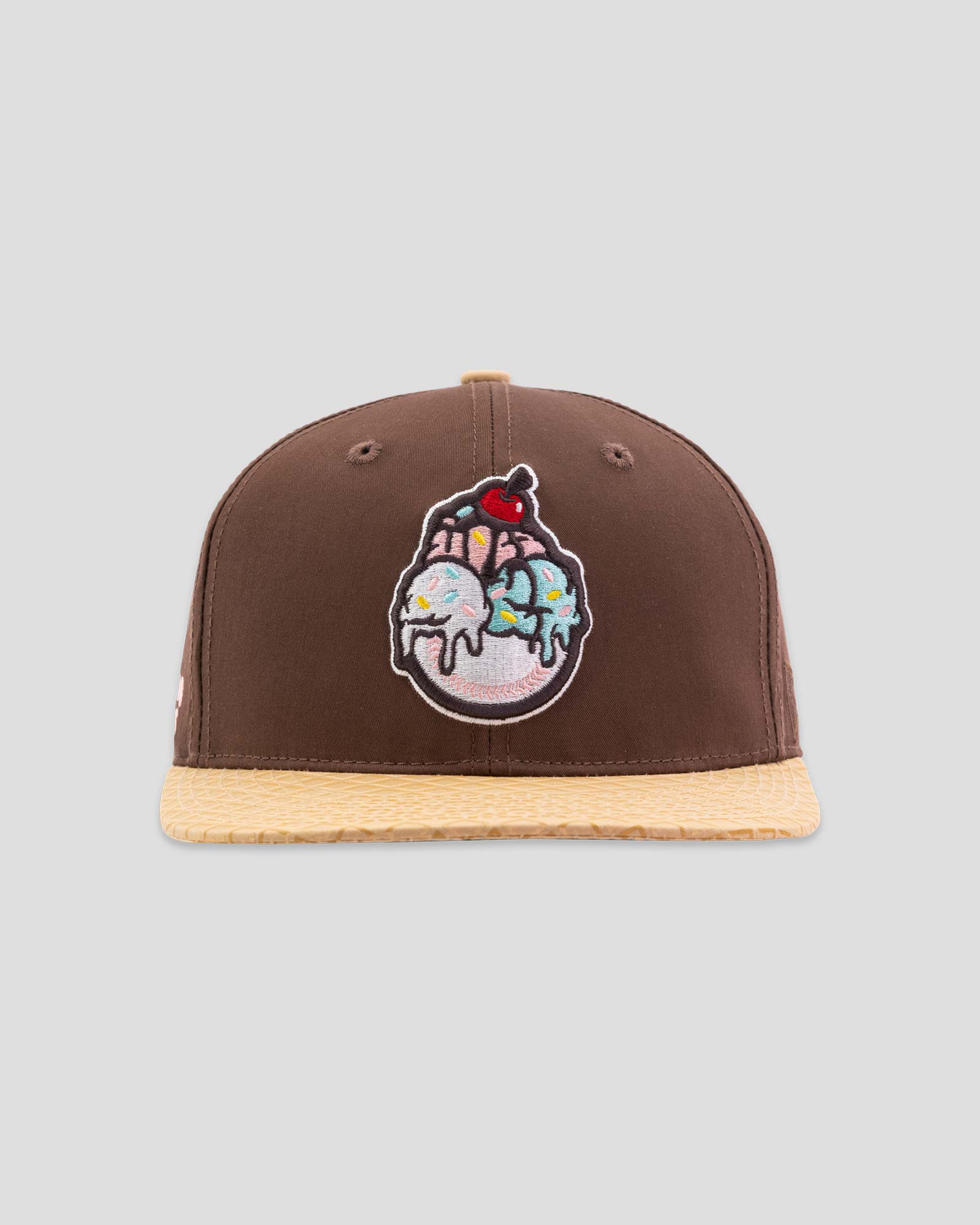 Frozen Treats Ice Cream Sundae Cap (Chocolate) - Youth - Image 2