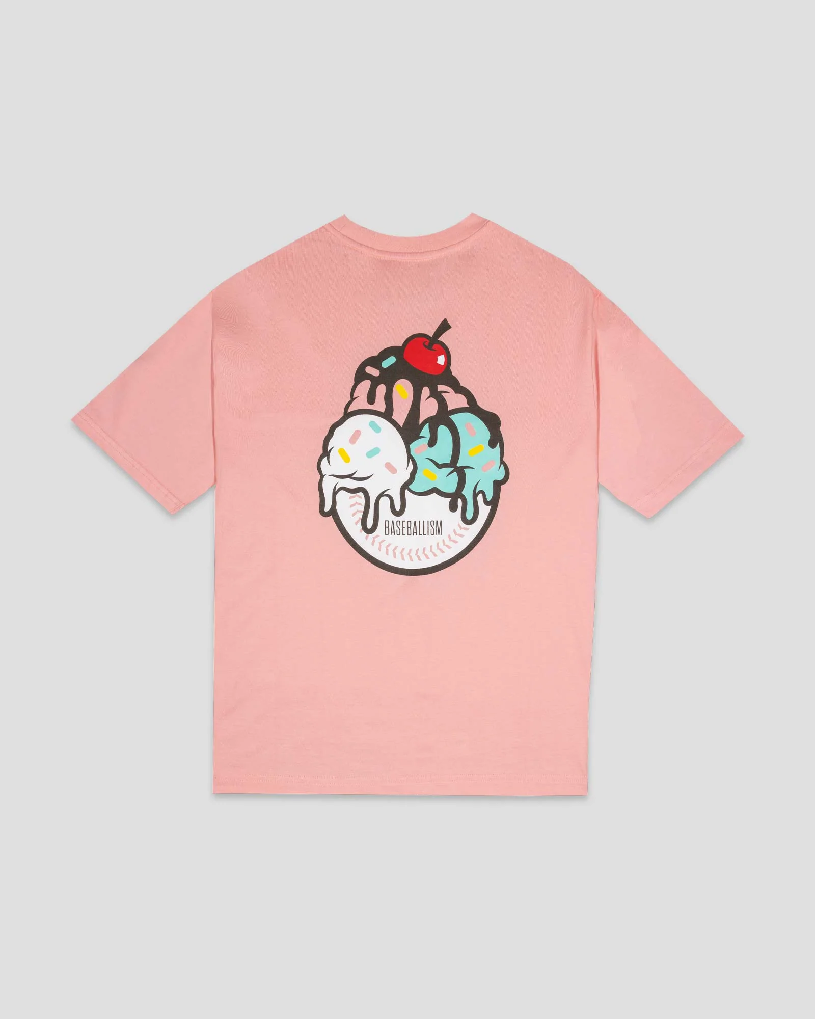 Frozen Treats Ice Cream Sundae Pima Cotton T-Shirt - Strawberry - Image 2