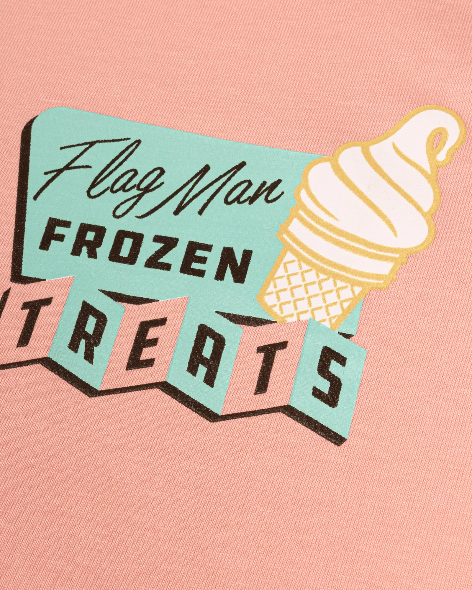 Frozen Treats Ice Cream Sundae Pima Cotton T-Shirt - Strawberry - Image 3