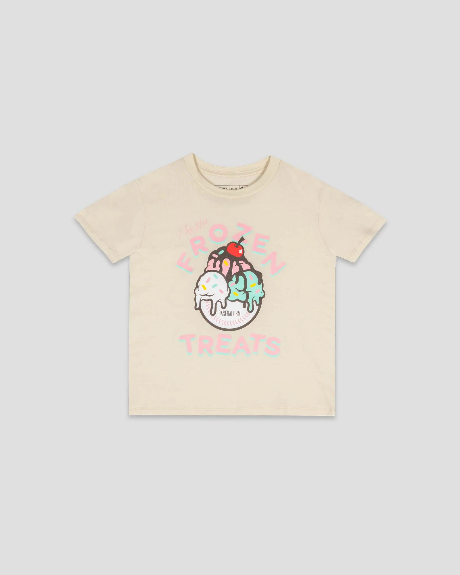 Frozen Treats Ice Cream Sundae T-Shirt (Vanilla) - Youth