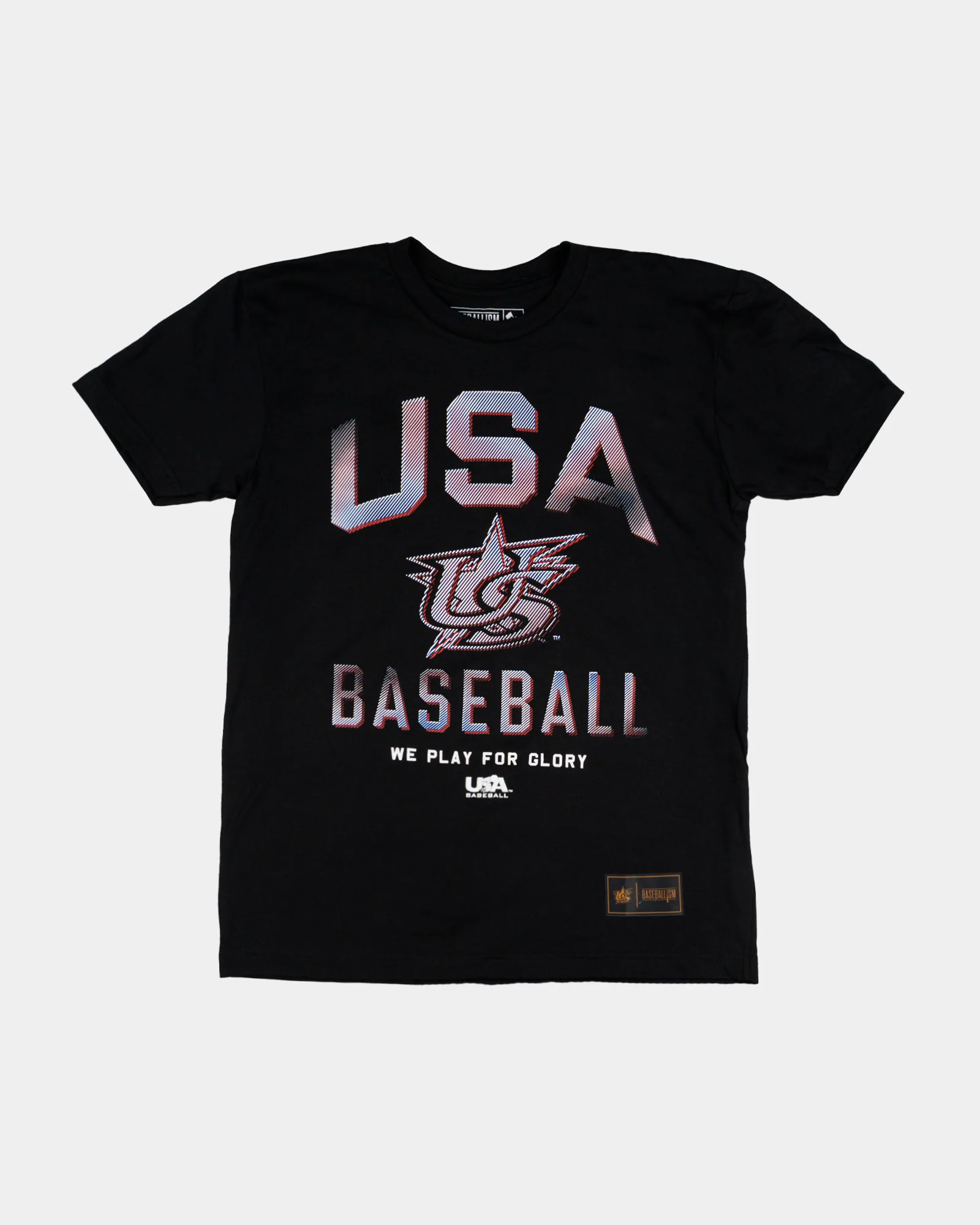 Gradient Print T-Shirt - Baseballism x USA Baseball