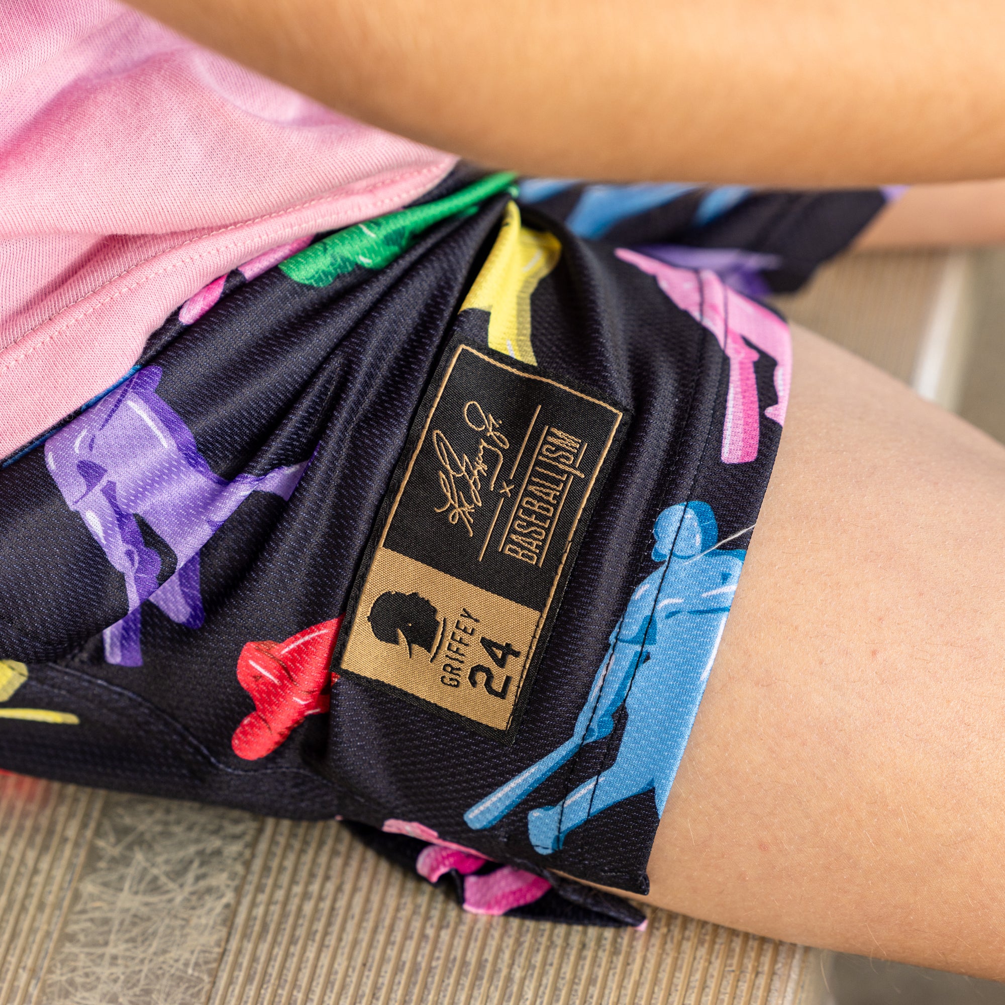 Griffey Jr. Sweet Swings Gummy Candy Diamond Air Mesh Shorts - Youth - Image 7