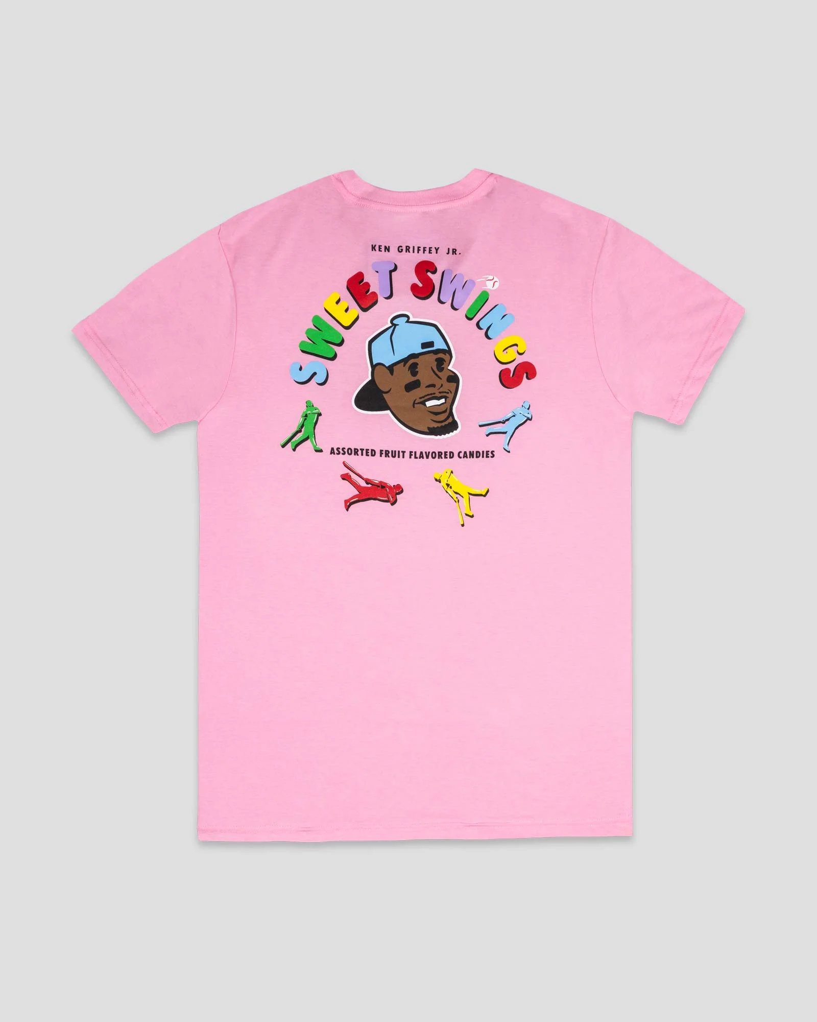 Griffey Jr. Sweet Swings Gummy Candy T-Shirt - Pink - Image 2