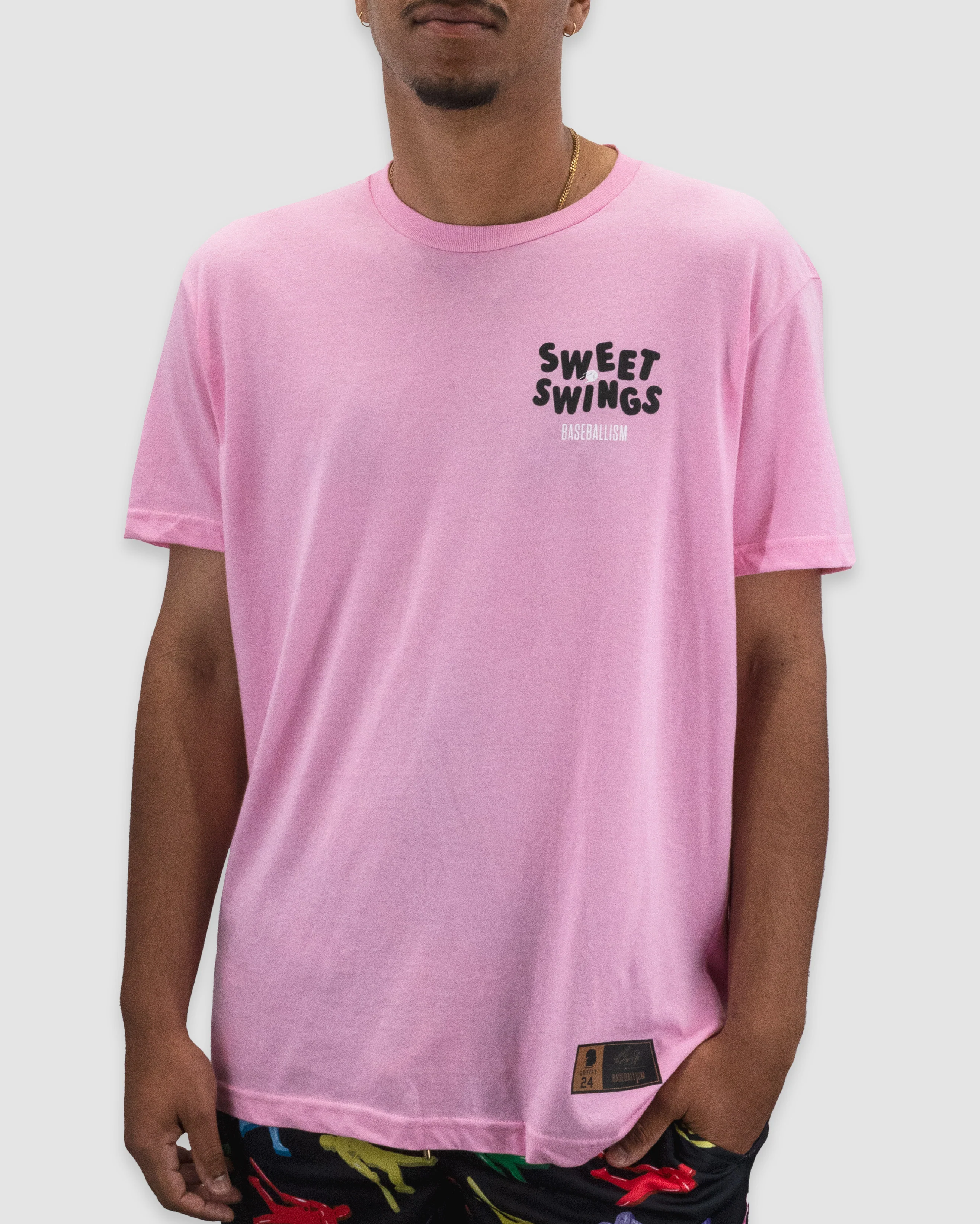 Griffey Jr. Sweet Swings Gummy Candy T-Shirt - Pink - Image 3