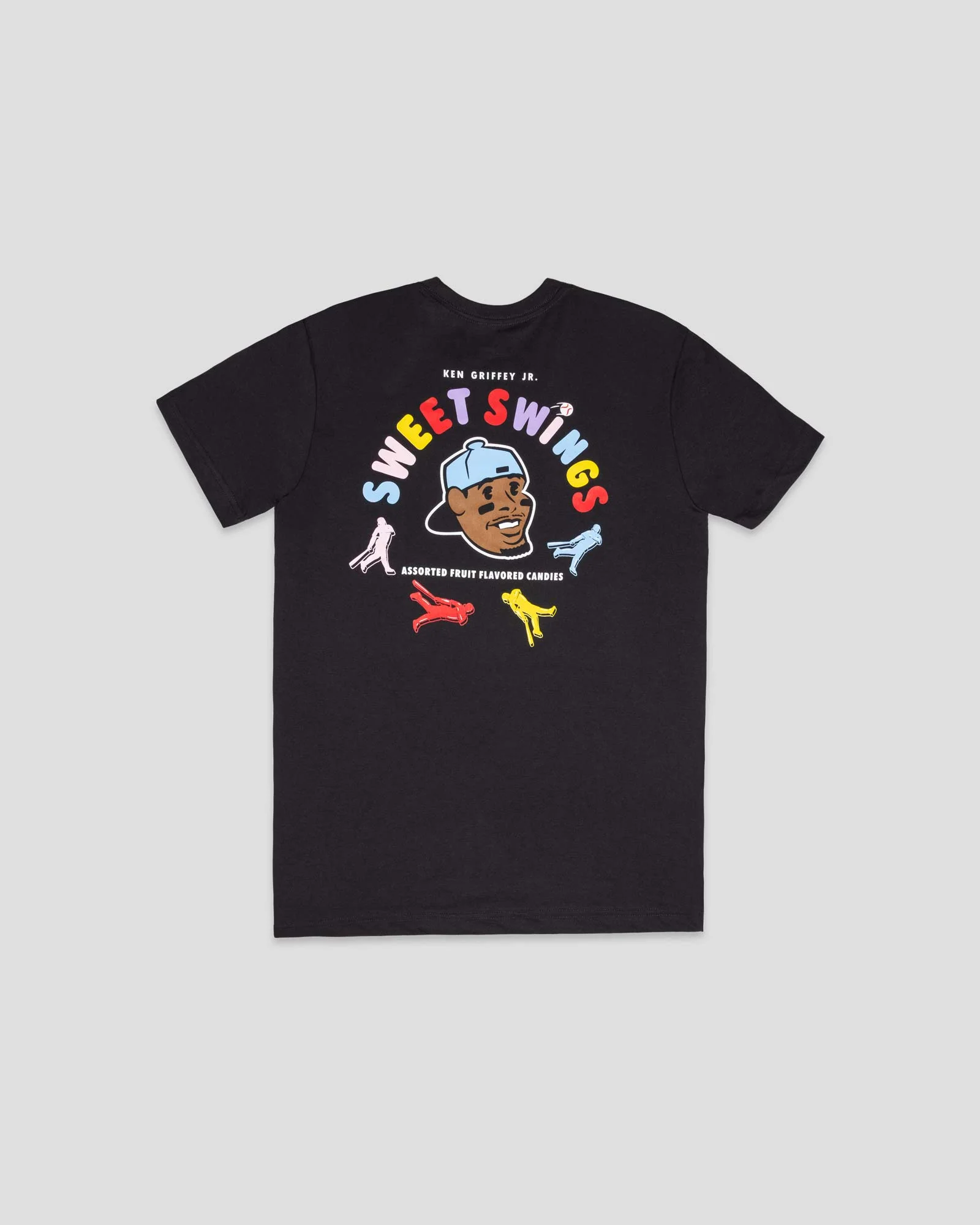 Griffey Jr. Sweet Swings Gummy Candy Youth T-Shirt - Black - Image 2