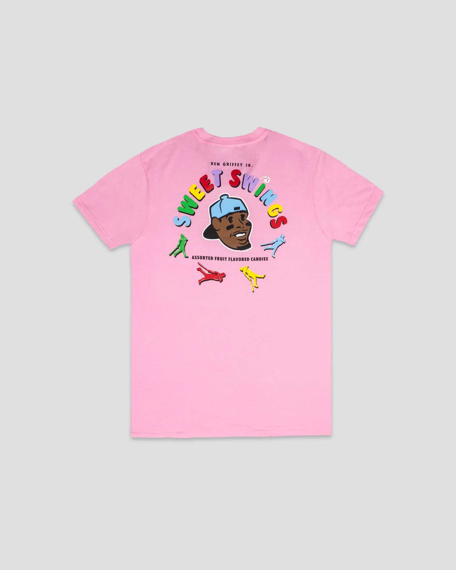 Griffey Jr. Sweet Swings Gummy Candy Youth T-Shirt - Pink - Image 2