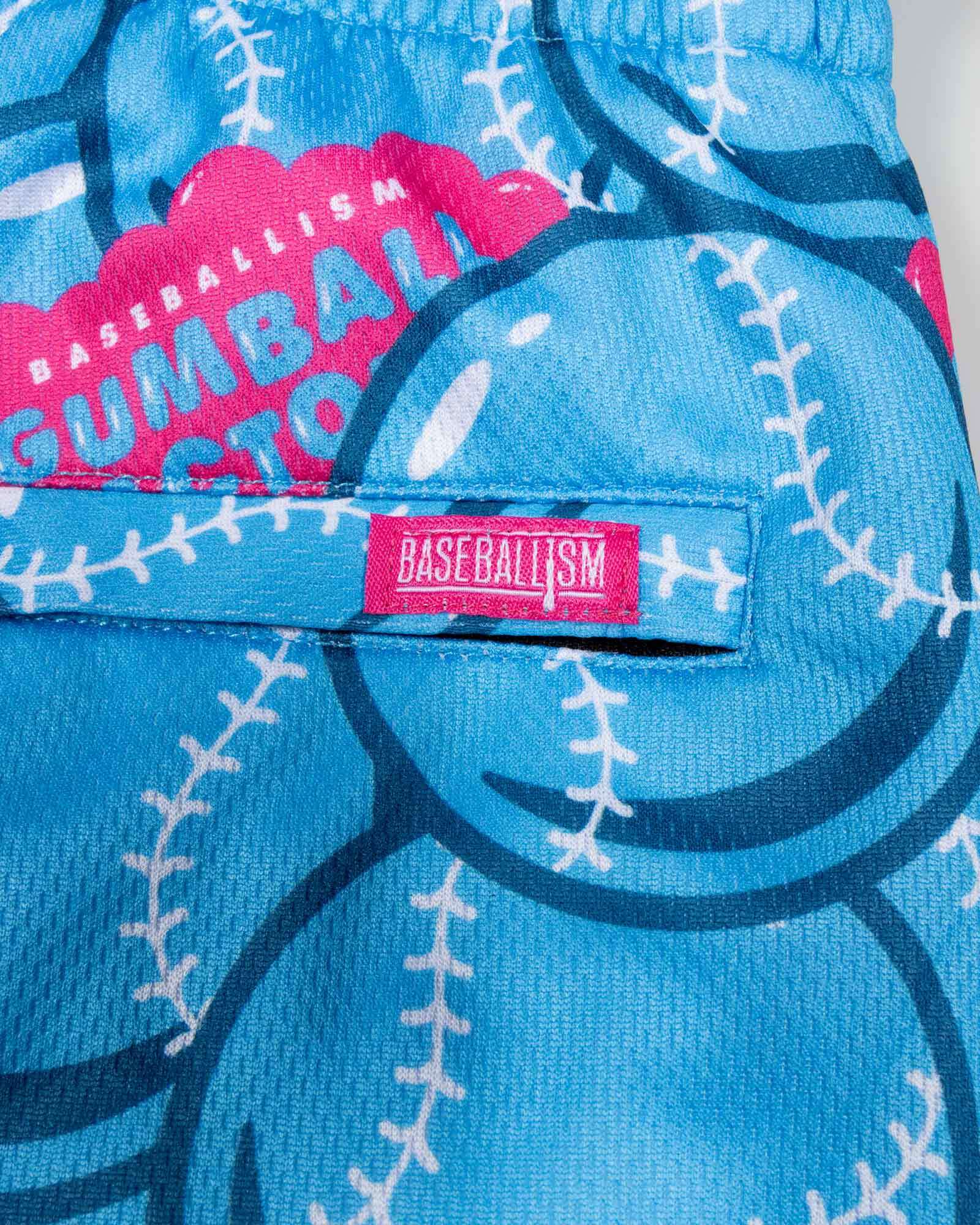 Gumball Factory Diamond Air Mesh Shorts - Light Blue - Image 5