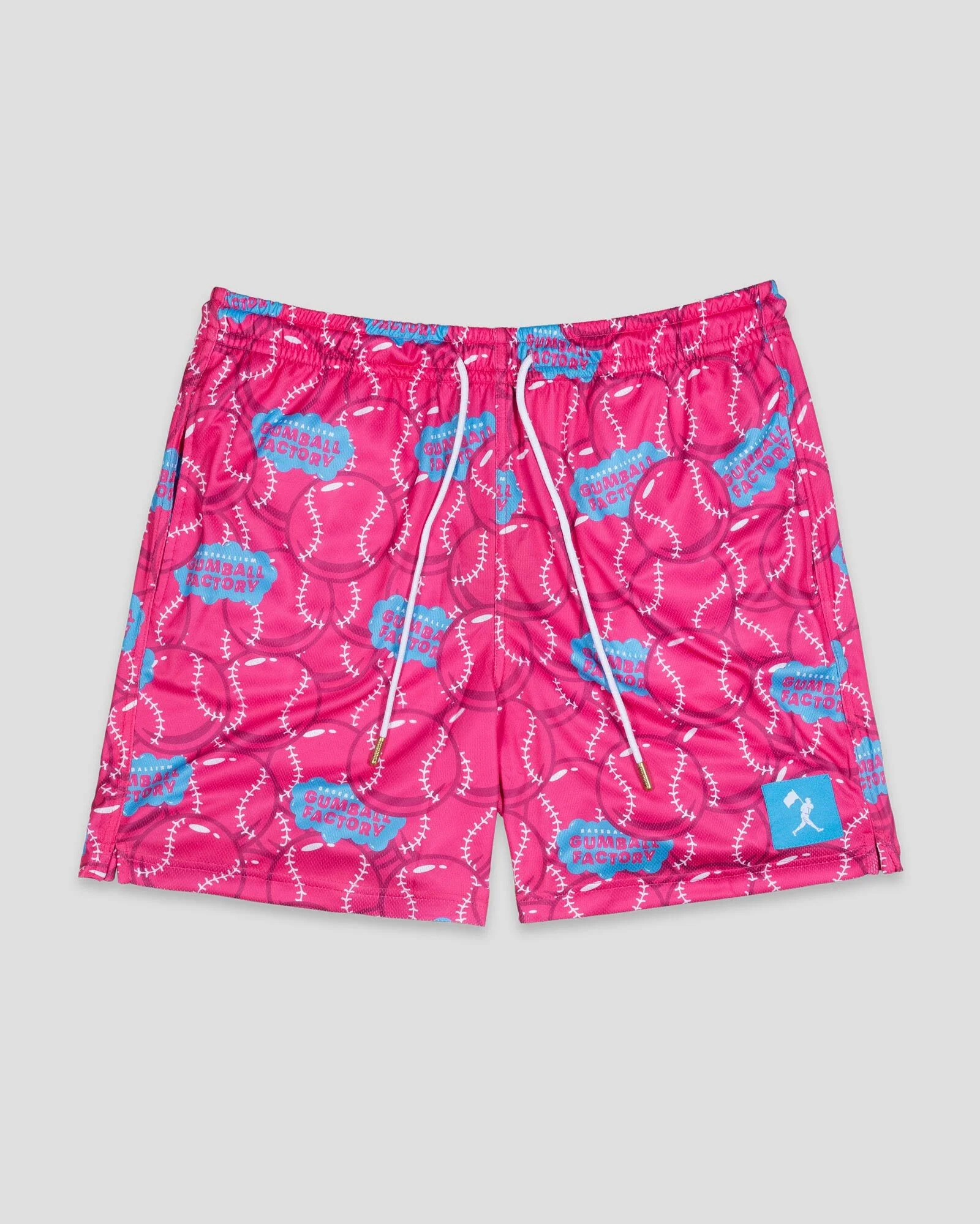 Gumball Factory Diamond Air Mesh Shorts - Pink