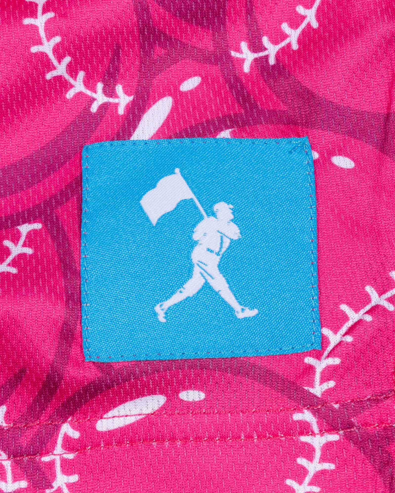 Gumball Factory Diamond Air Mesh Shorts - Pink - Image 3