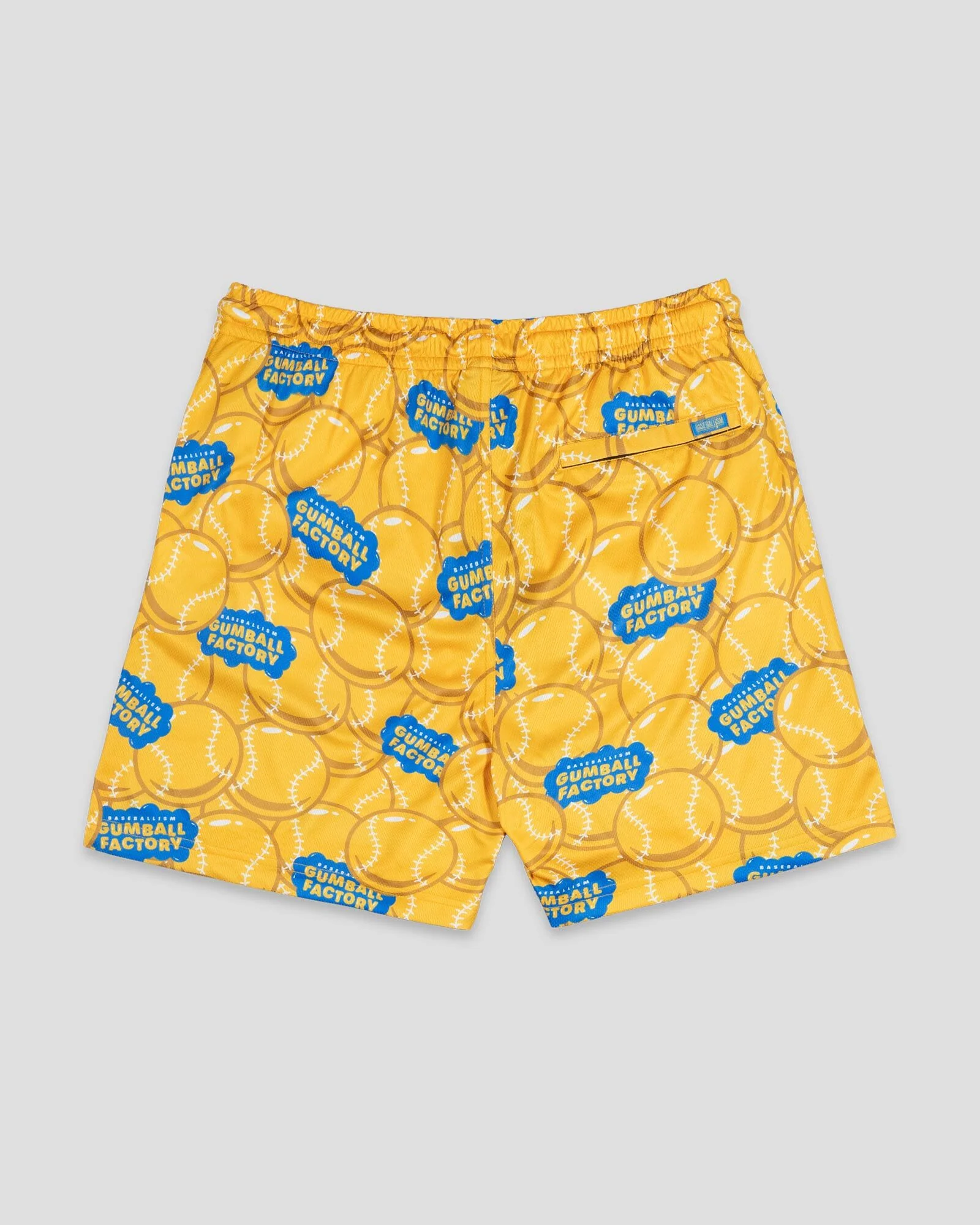 Gumball Factory Diamond Air Mesh Shorts - Yellow - Image 2