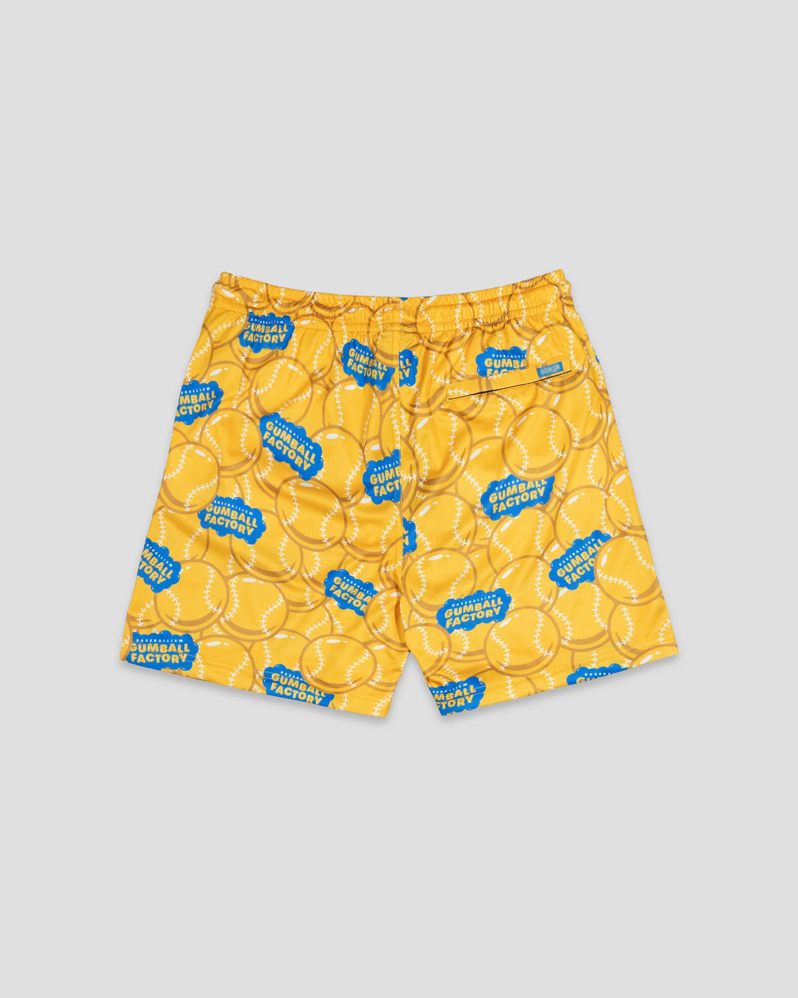 Gumball Factory Diamond Air Mesh Shorts (Yellow) - Youth - Image 2