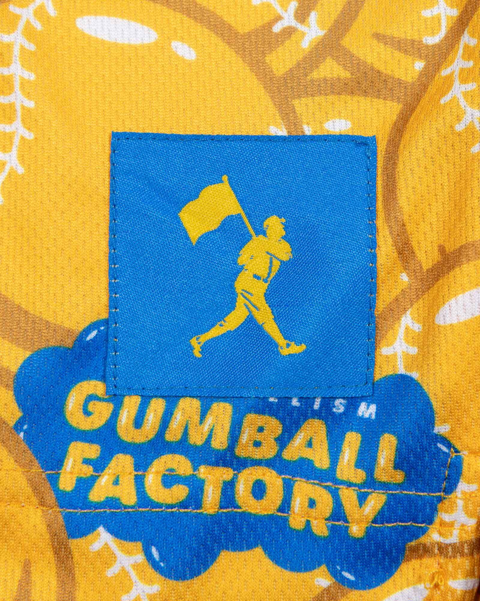 Gumball Factory Diamond Air Mesh Shorts (Yellow) - Youth - Image 3