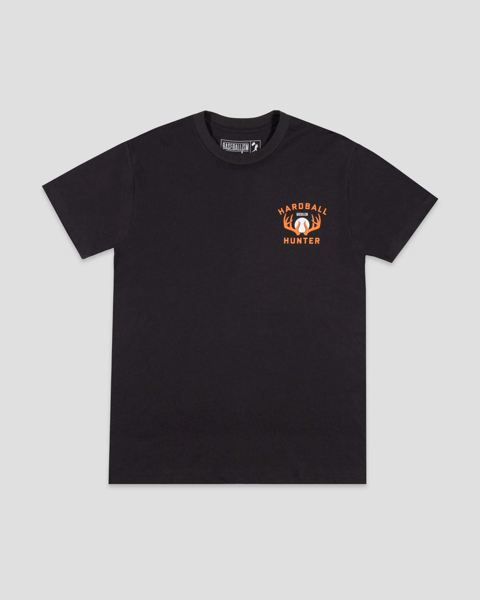 Hardball Hunter Antlers T-Shirt - Black - Image 2