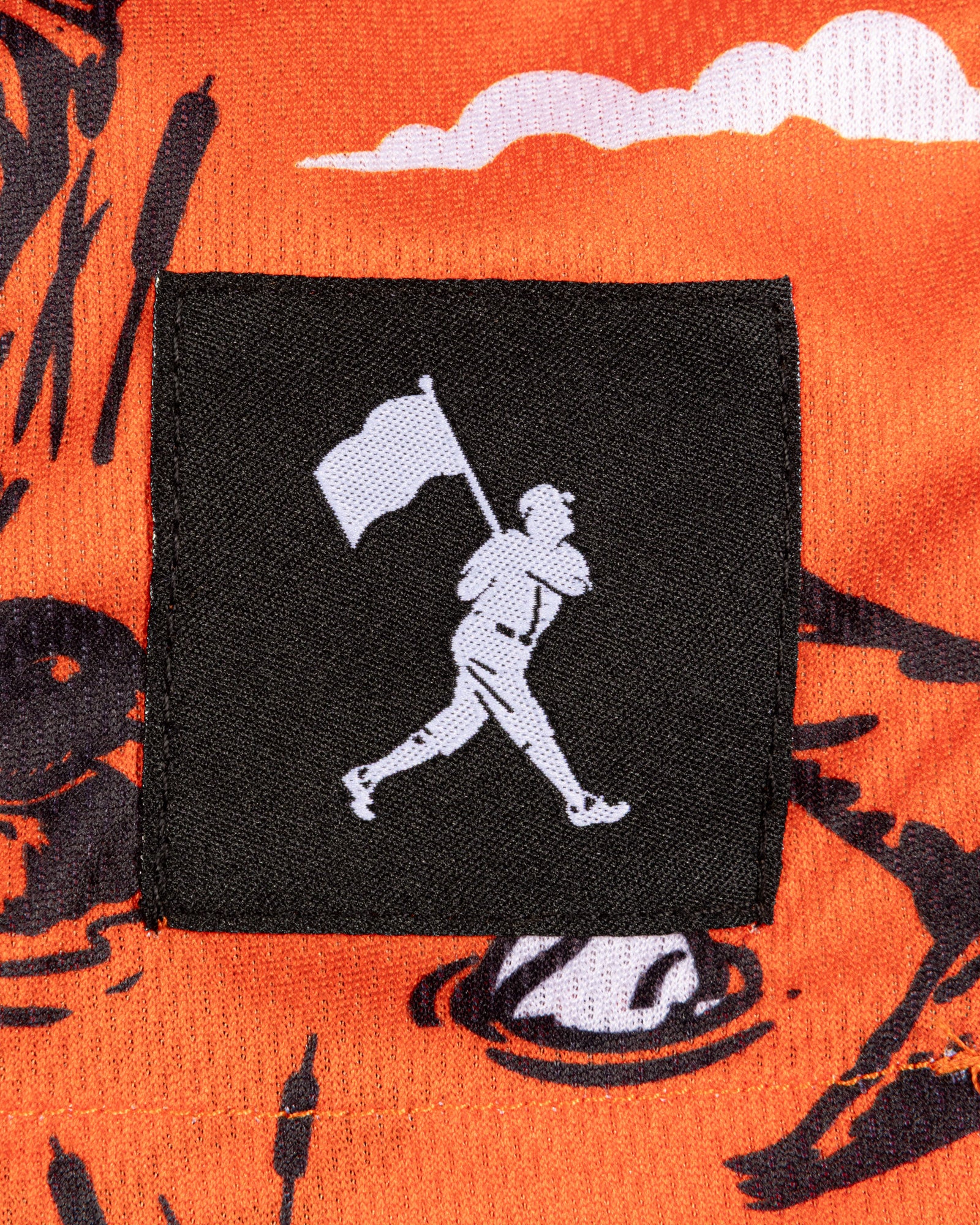 Hardball Hunter Diamond Air Mesh Shorts - Blaze Orange - Image 4