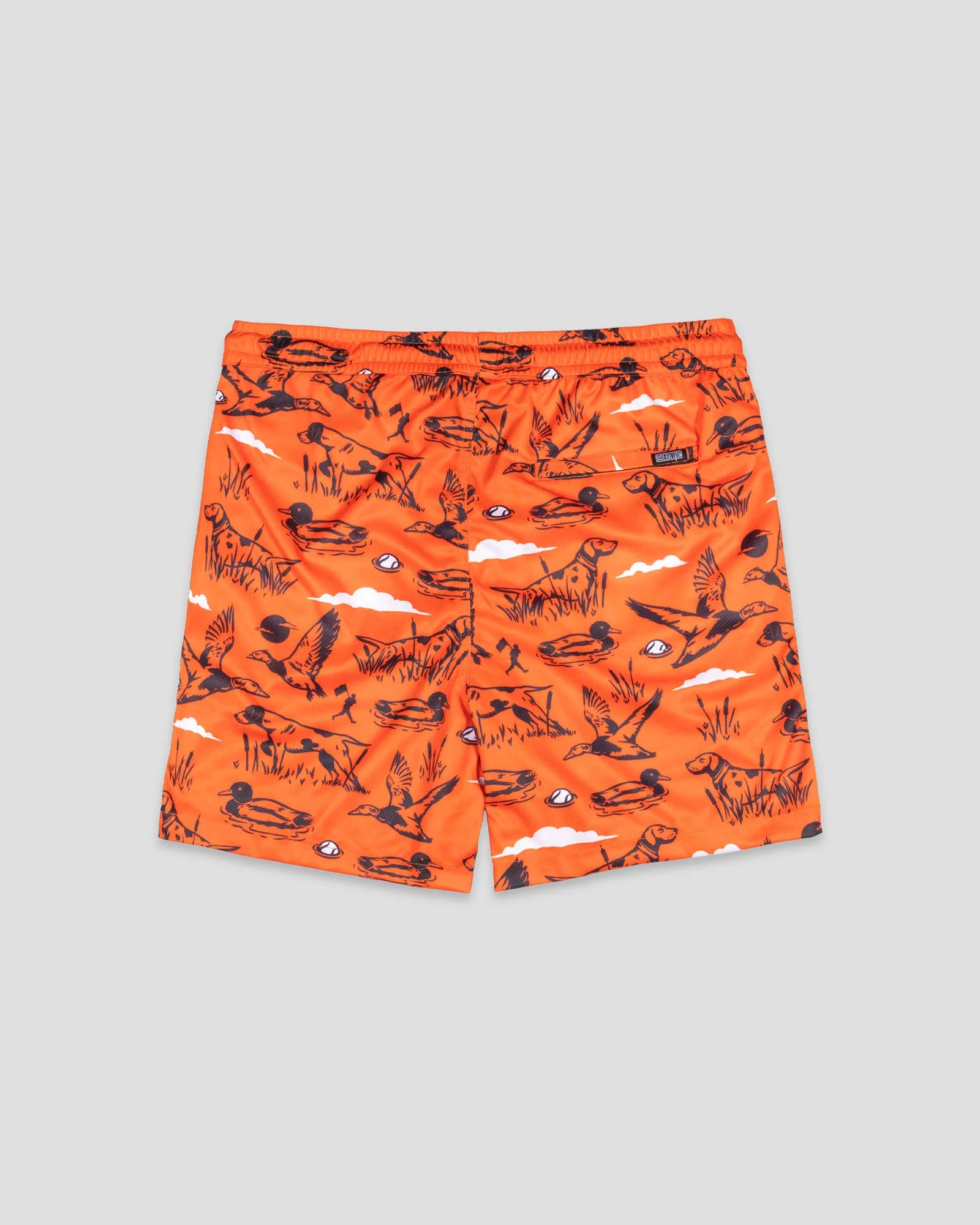Hardball Hunter Diamond Air Mesh Shorts (Blaze Orange) - Youth - Image 2