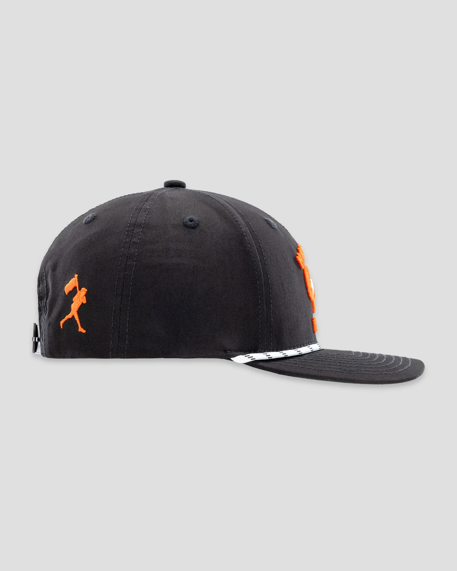 Hardball Hunter Five Panel Rope Cap - Black - Image 3