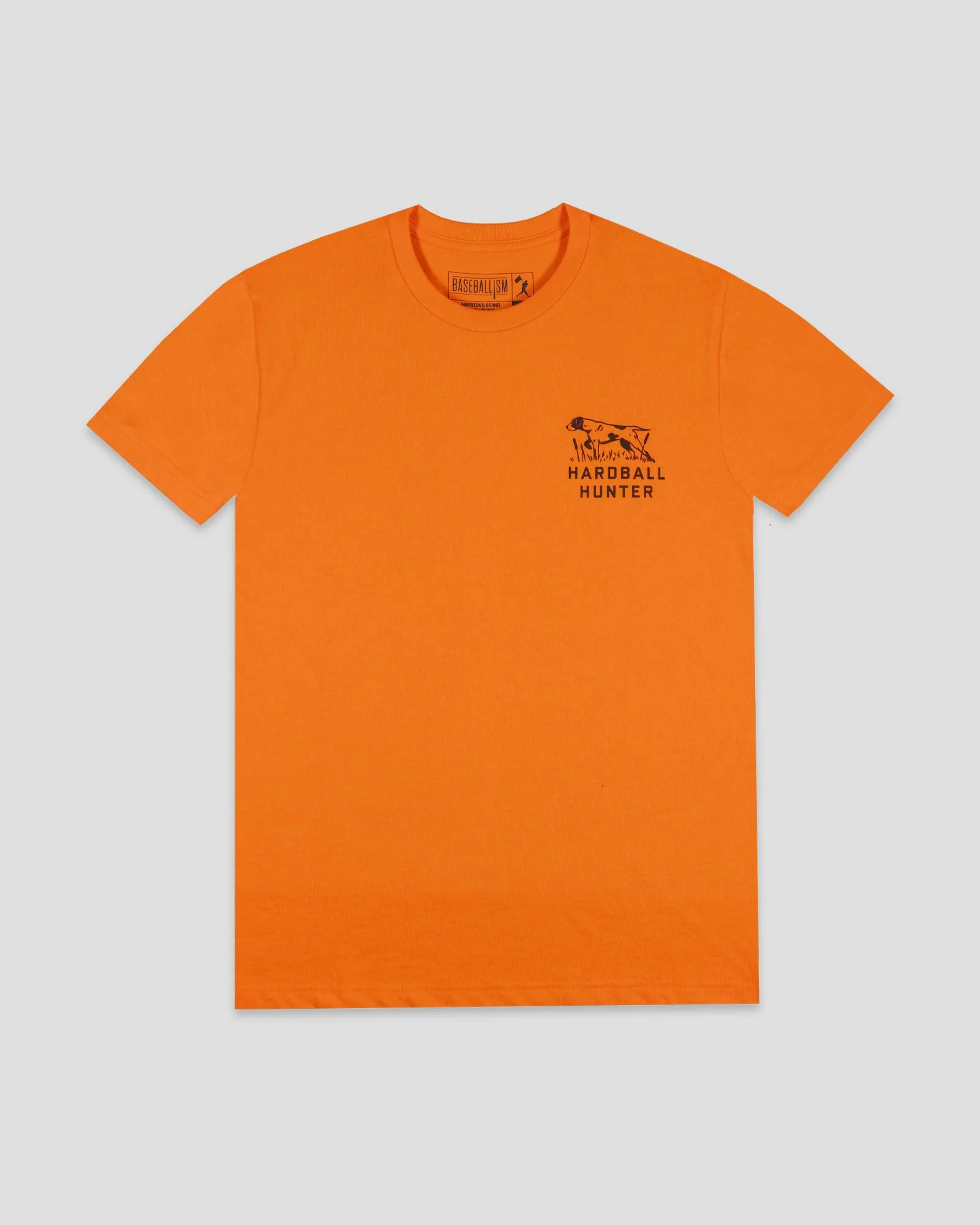 Hardball Hunter Hunting Badge T-Shirt - Blaze Orange - Image 2