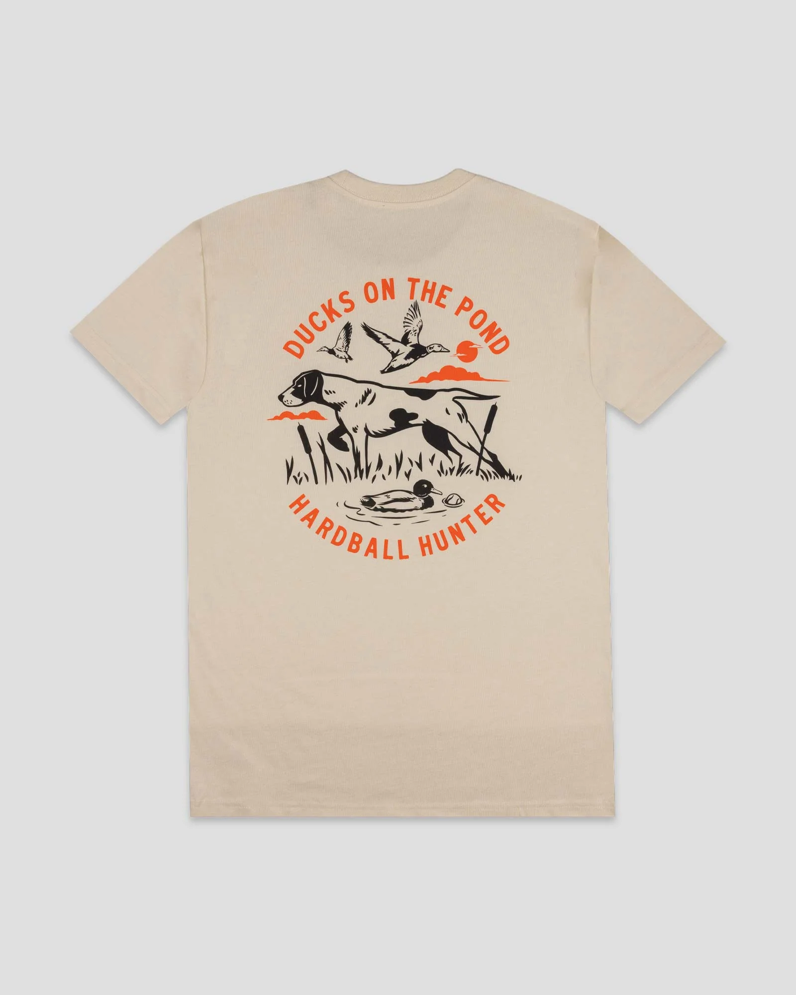 Hardball Hunter That Dog Will Hunt T-Shirt - Cream