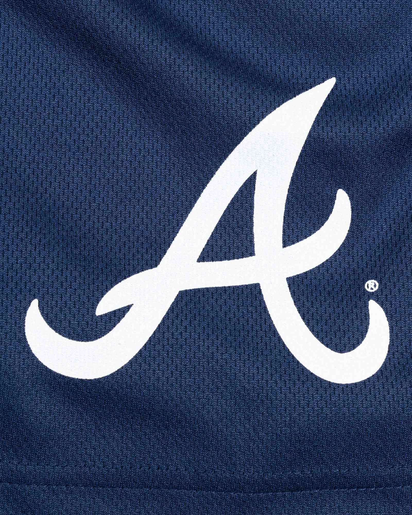 Home Away Diamond Air Youth Mesh Shorts - Atlanta Braves - Image 3