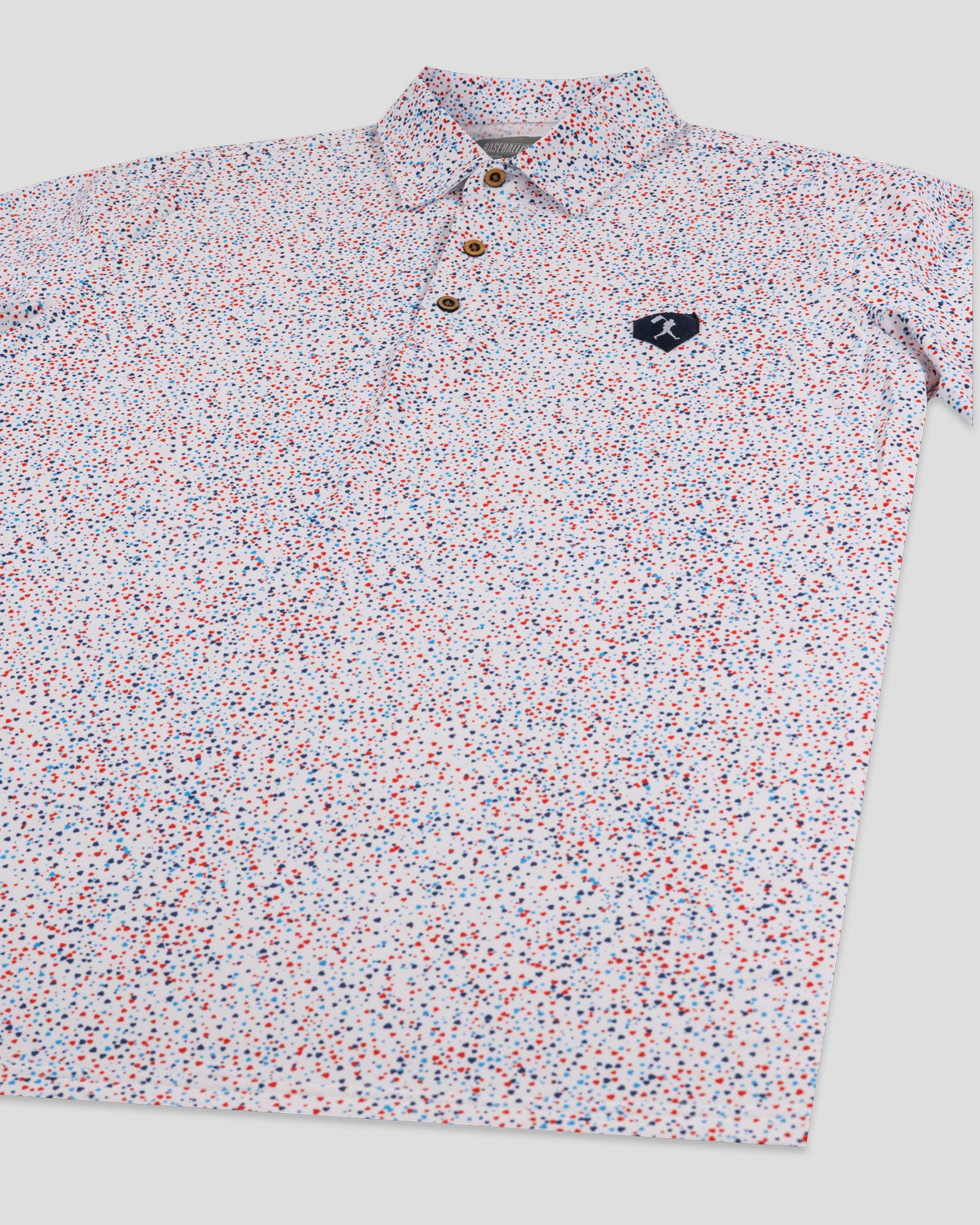 Home Plate Splatter - Four Hitter Polo - Image 3