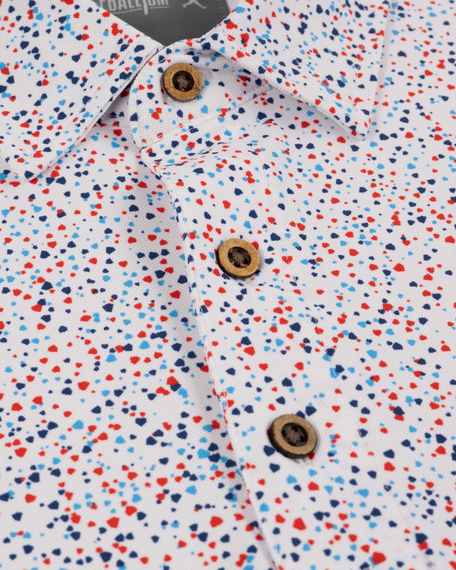 Home Plate Splatter - Four Hitter Polo - Image 4