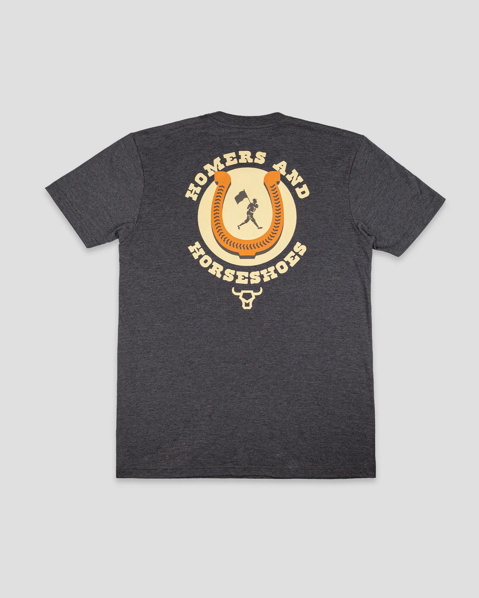 Homers and Horseshoes T-Shirt - Charcoal