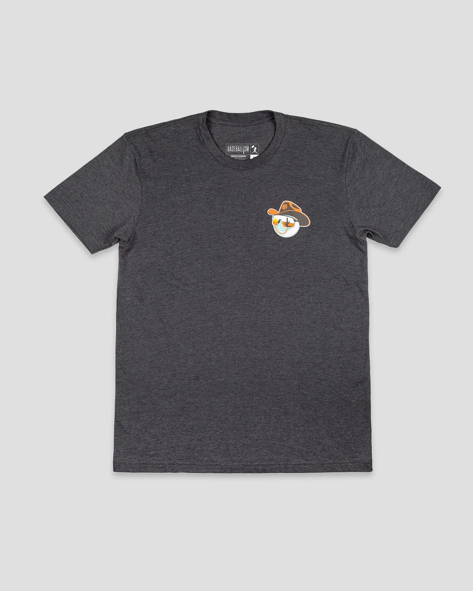 Homers and Horseshoes T-Shirt - Charcoal - Image 2