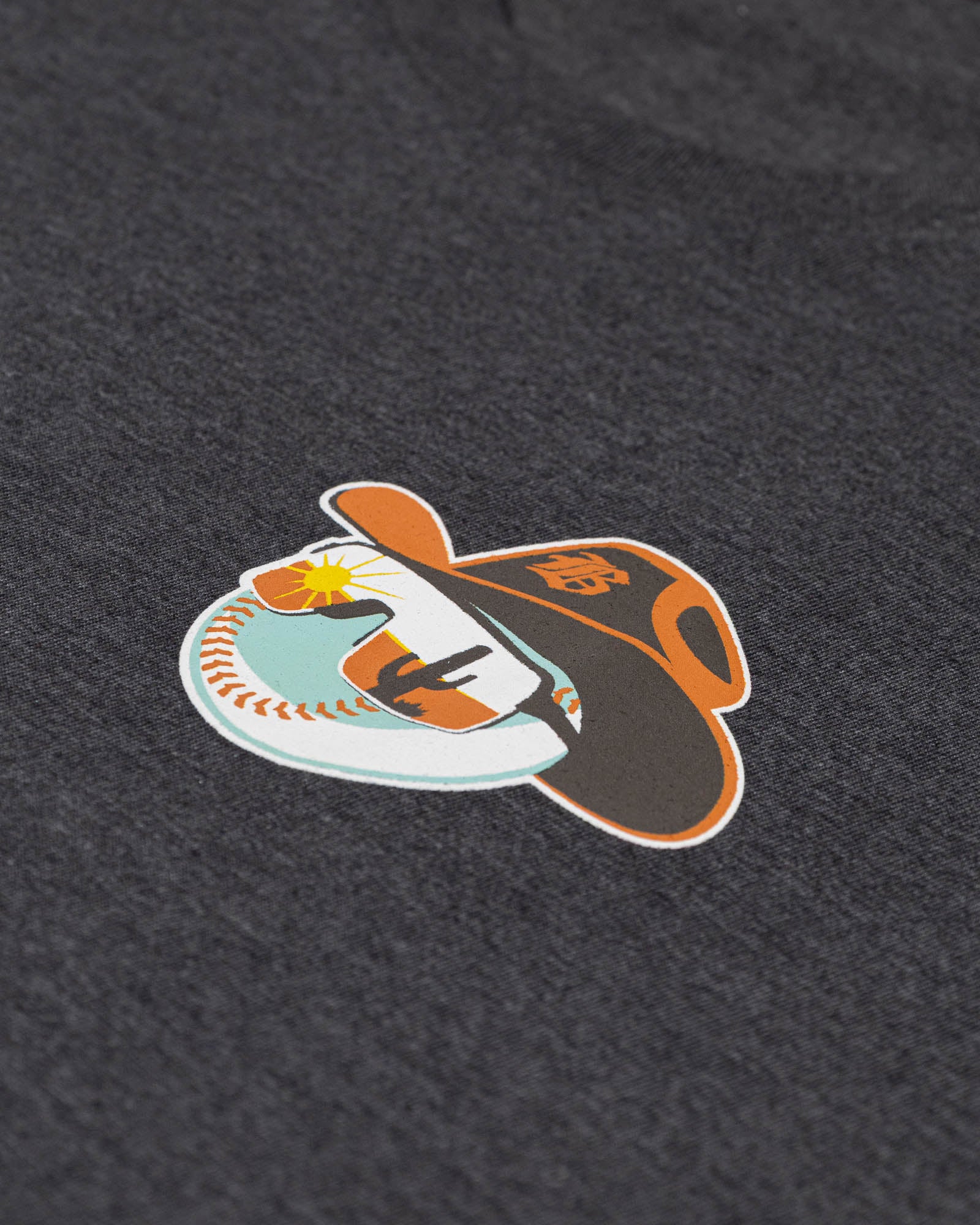 Homers and Horseshoes T-Shirt - Charcoal - Image 3