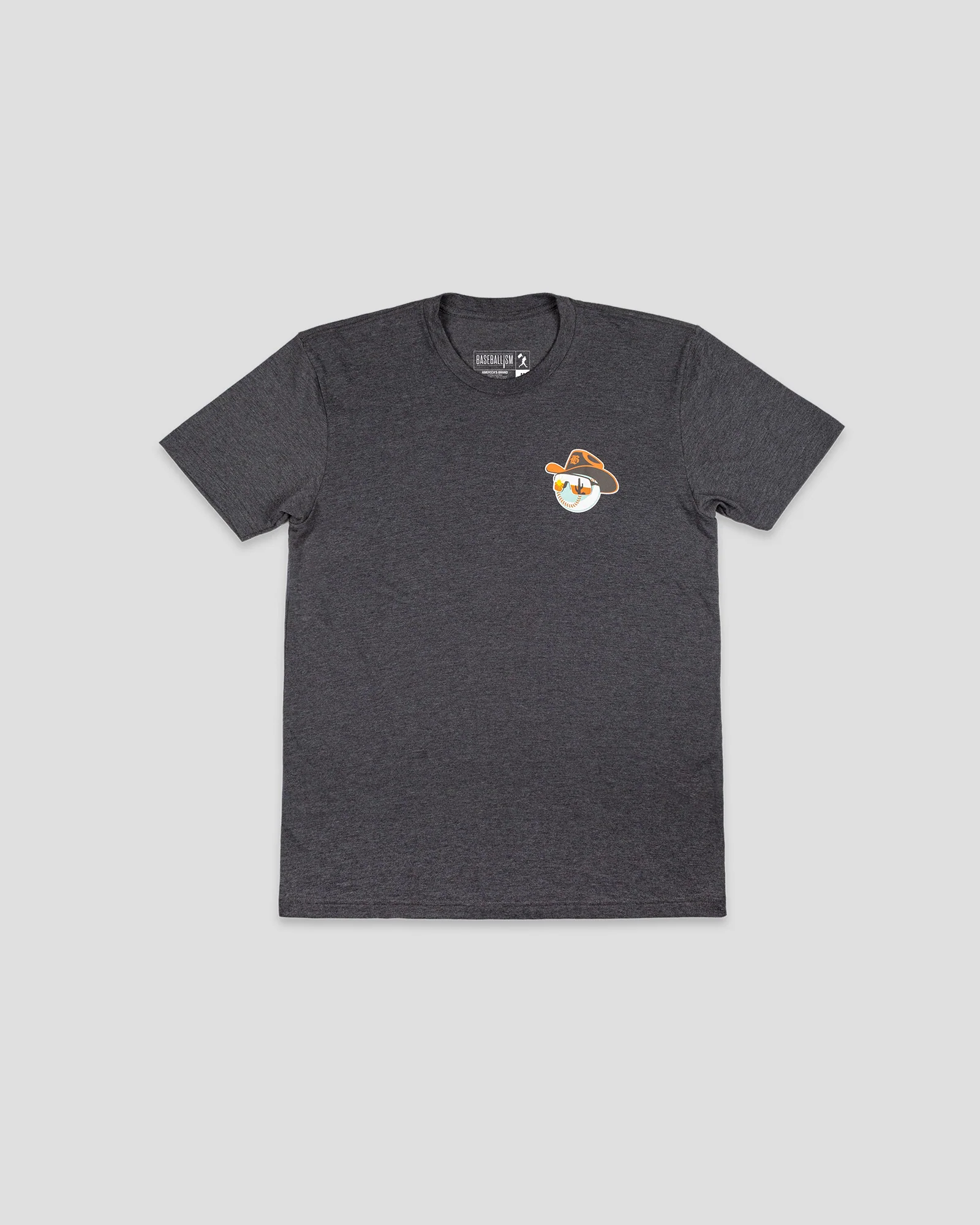 Homers and Horseshoes T-Shirt (Charcoal) - Youth - Image 2