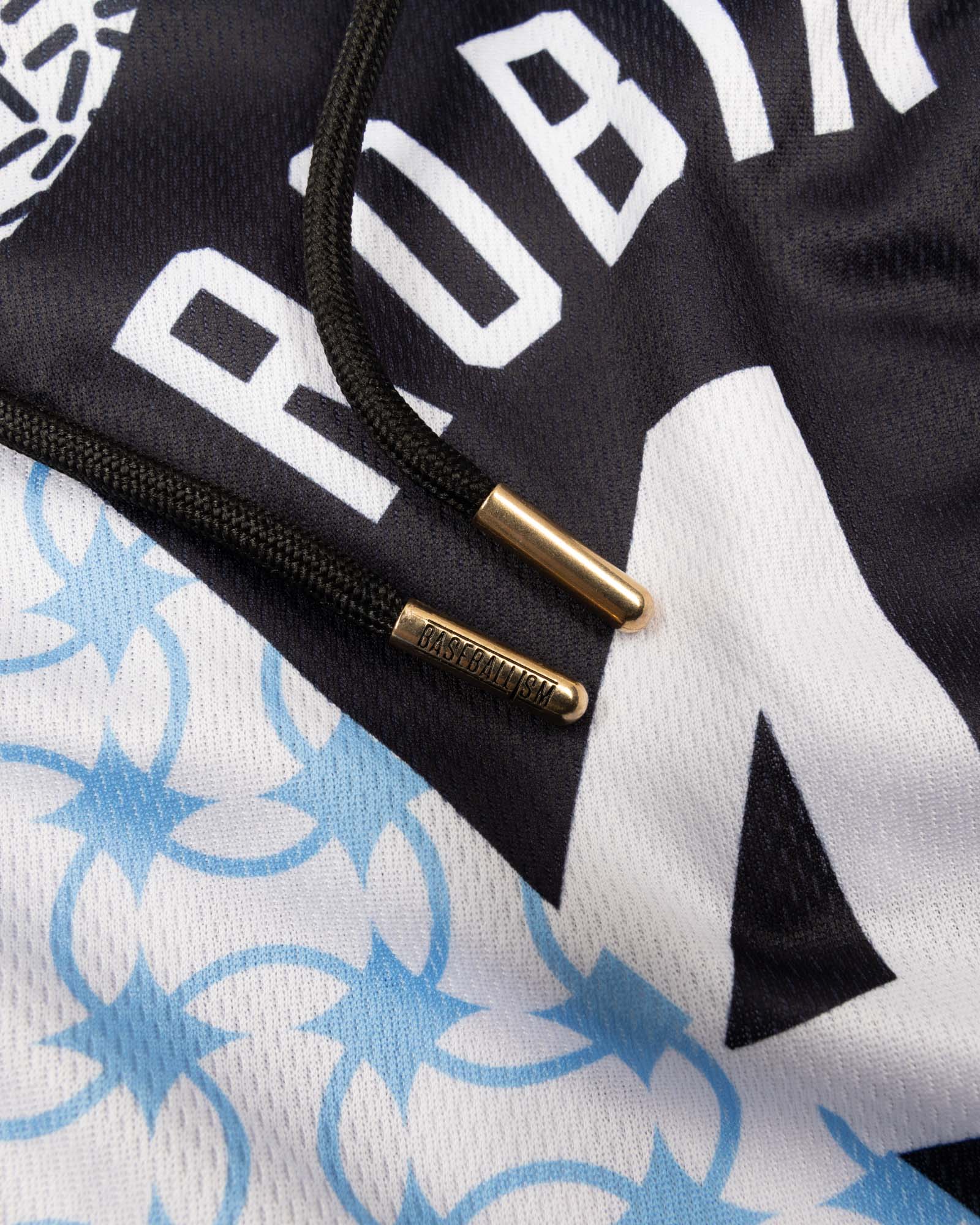 Jackie Robinson Front Page Diamond Air Mesh Shorts - Image 4