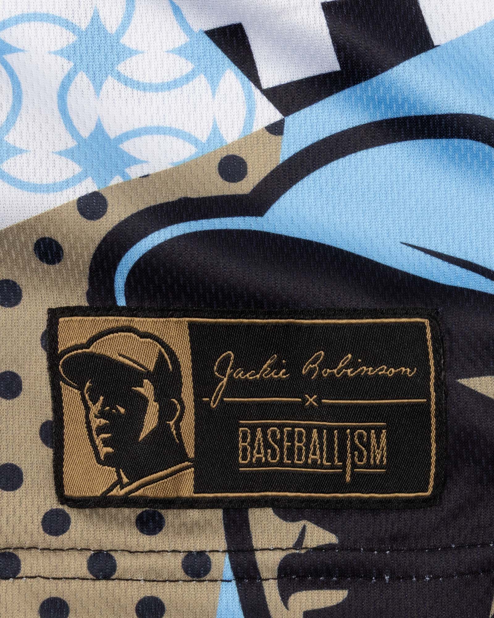 Jackie Robinson Front Page Diamond Air Mesh Shorts - Youth - Image 3