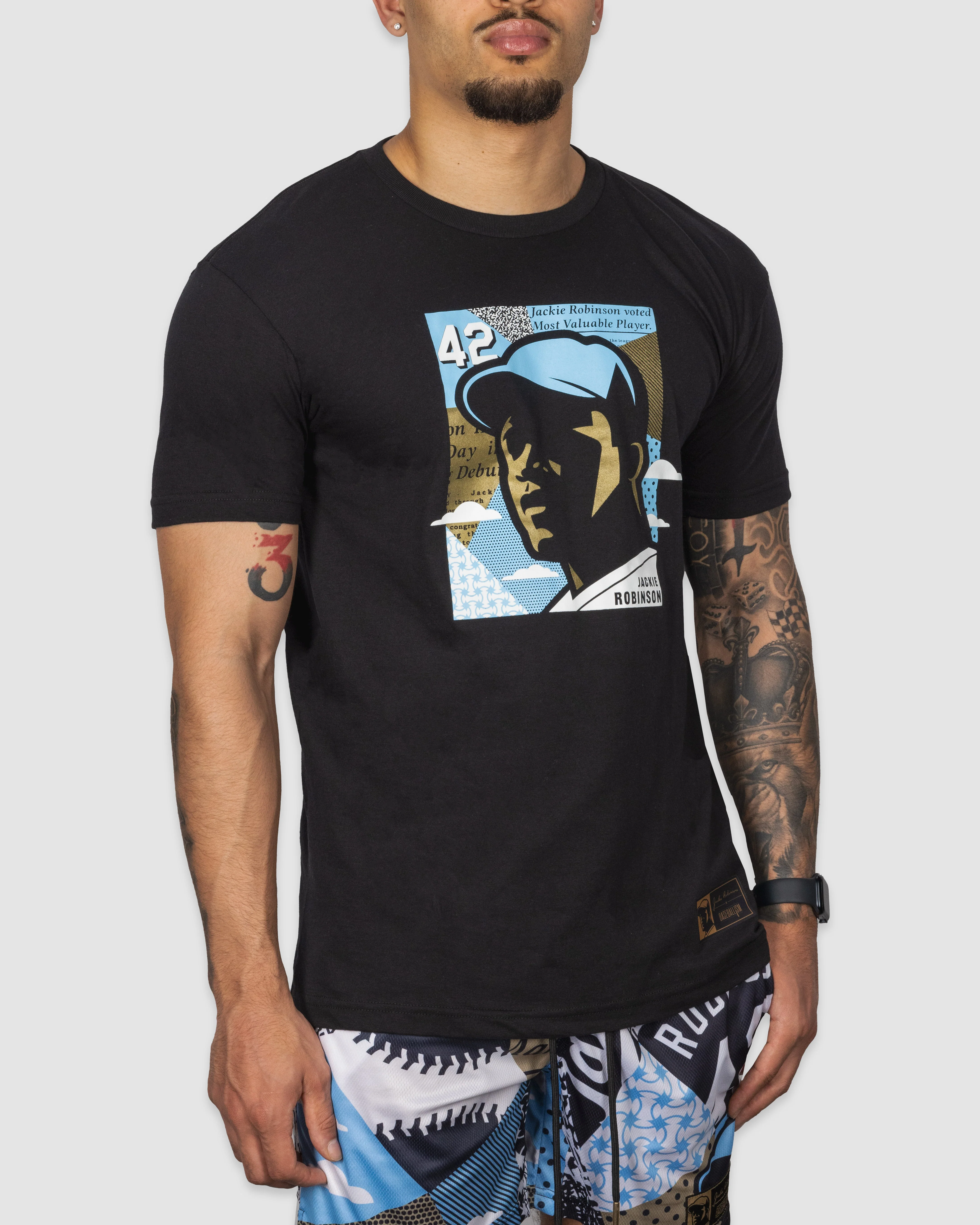 Jackie Robinson Front Page T-Shirt - Image 2