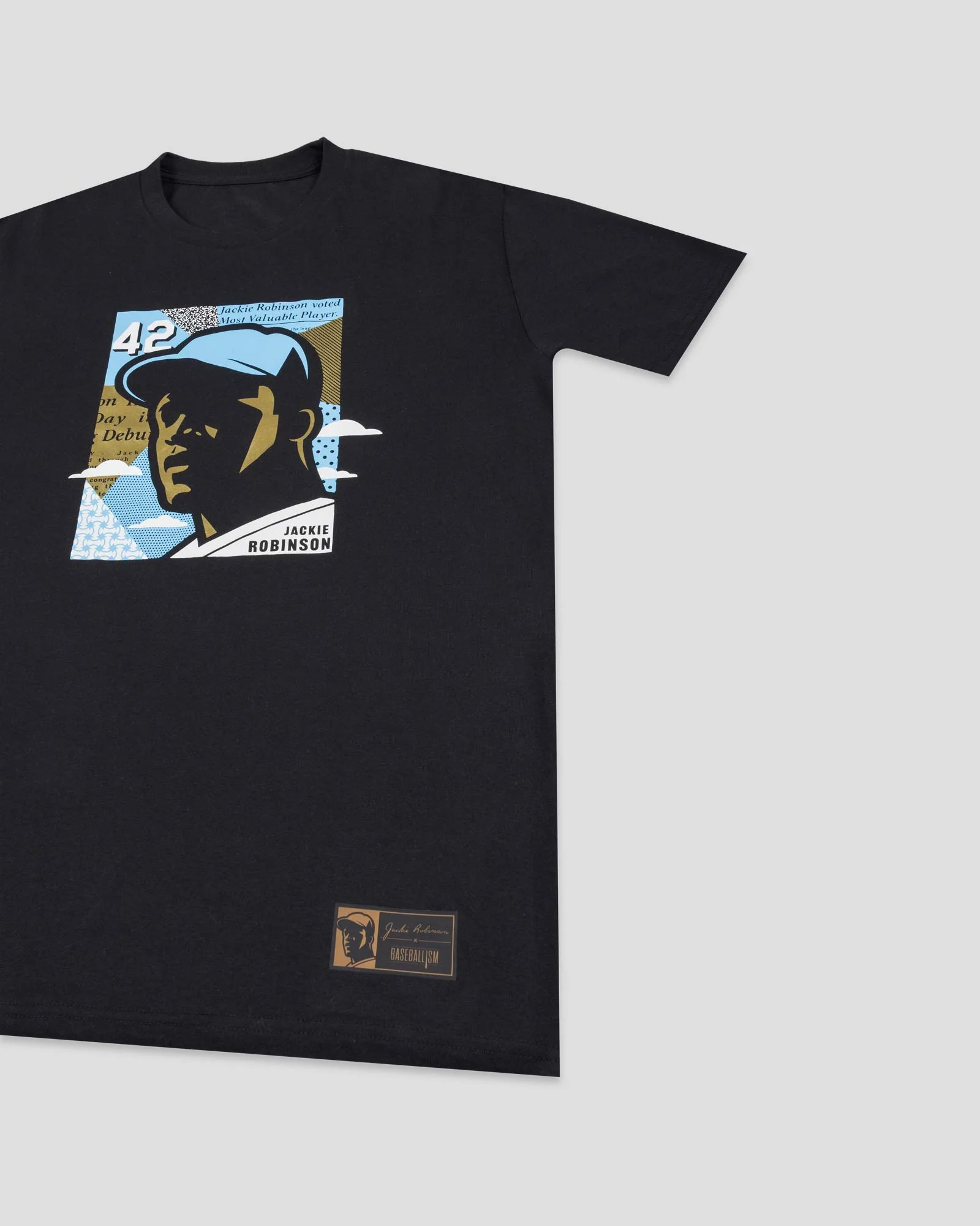 Jackie Robinson Front Page T-Shirt - Image 3