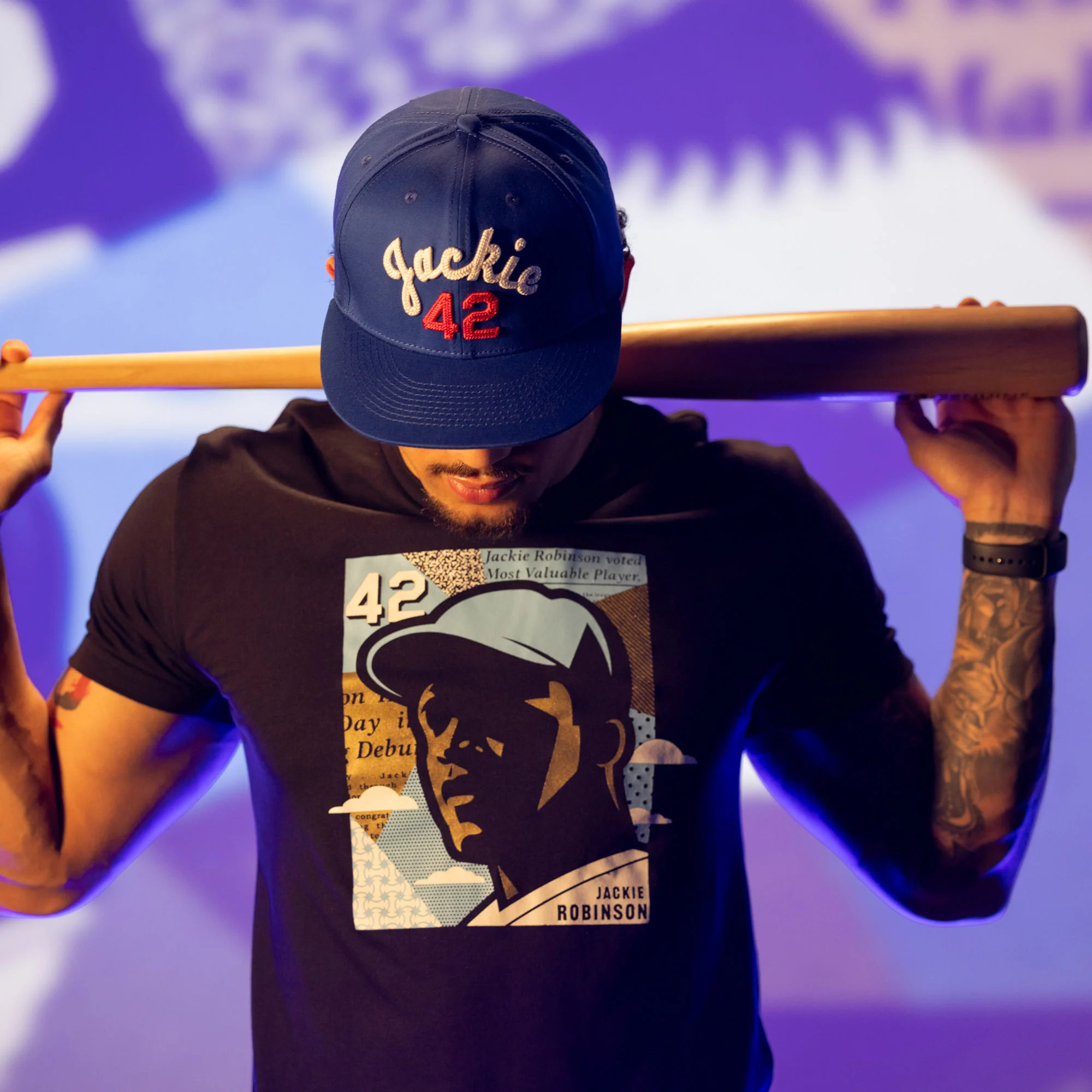 Jackie Robinson Front Page T-Shirt - Image 4