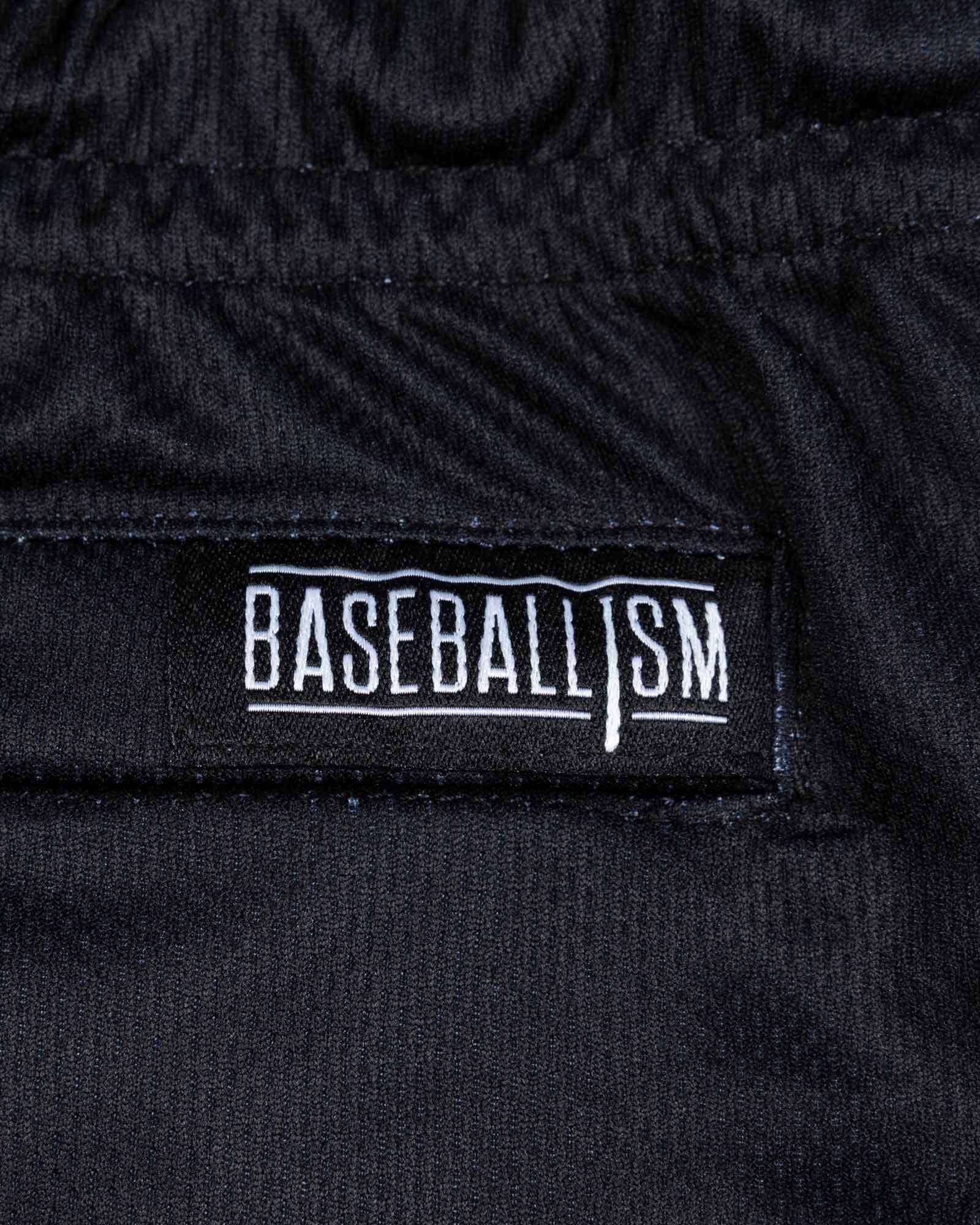 Keep It Fun Diamond Air Mesh Shorts (Black) - Baseballism x Austin Schultz - Image 6