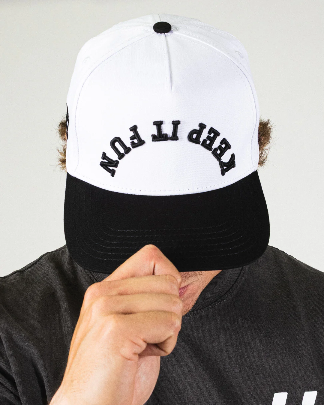 Keep It Fun Flipped Five Panel Cap - Baseballism x Austin Schultz - Image 2