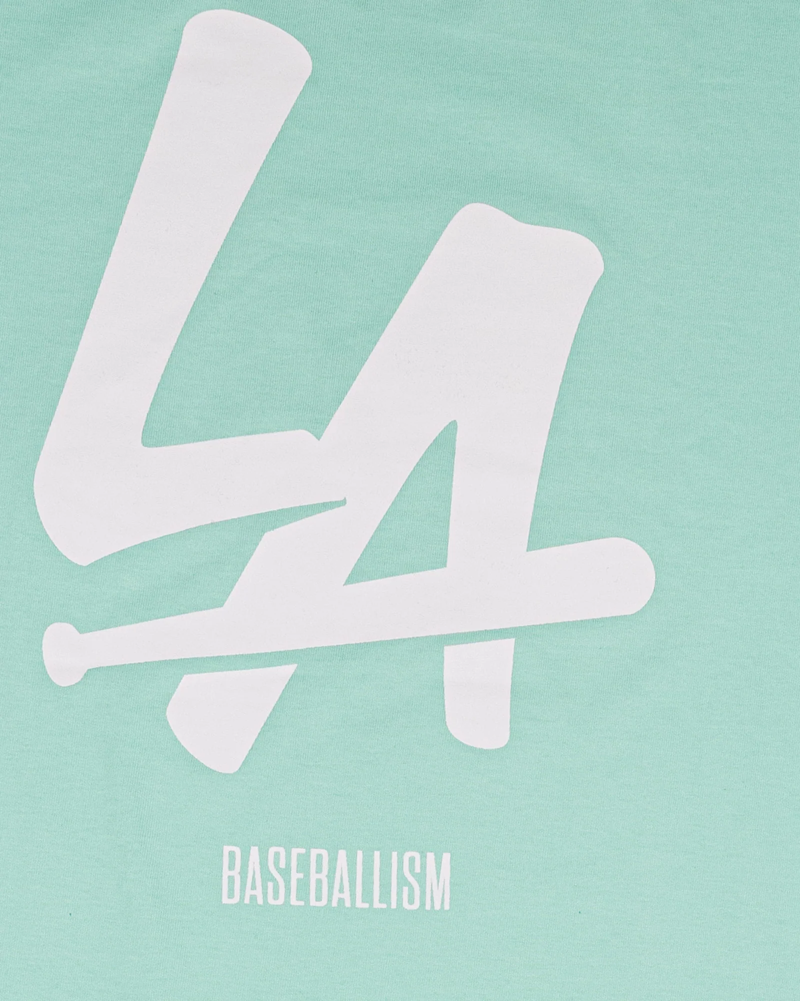 LA Bat Pima Cotton T-Shirt (Mint) - Image 3