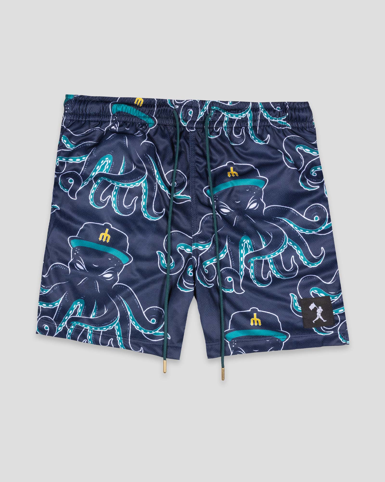 Mariners Monster Diamond Air Mesh Shorts (Navy) - Seattle Mariners