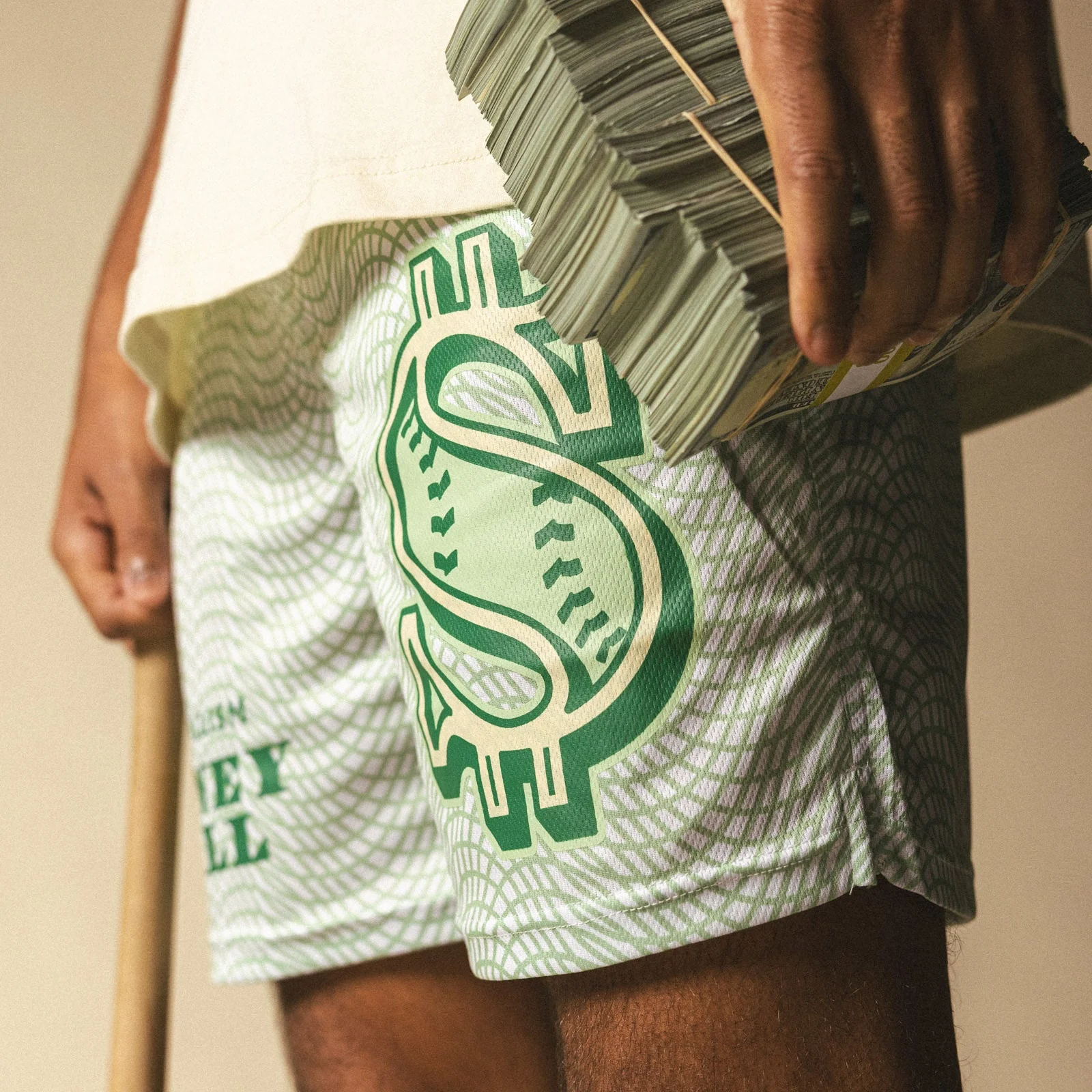 Money Ball Diamond Air Mesh Shorts - Image 6