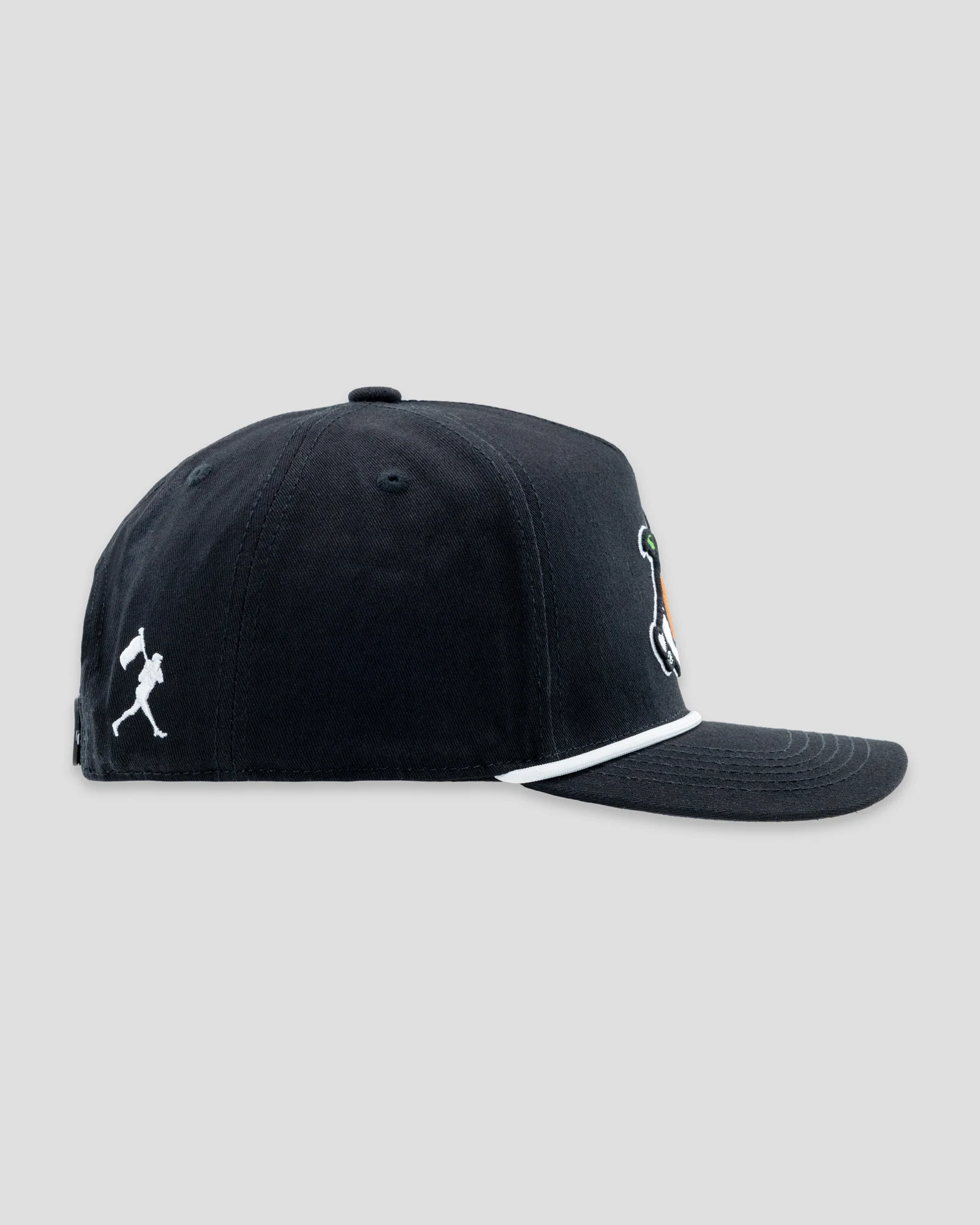 Naranjeros 5 Panel Rope Cap - Black - Image 3