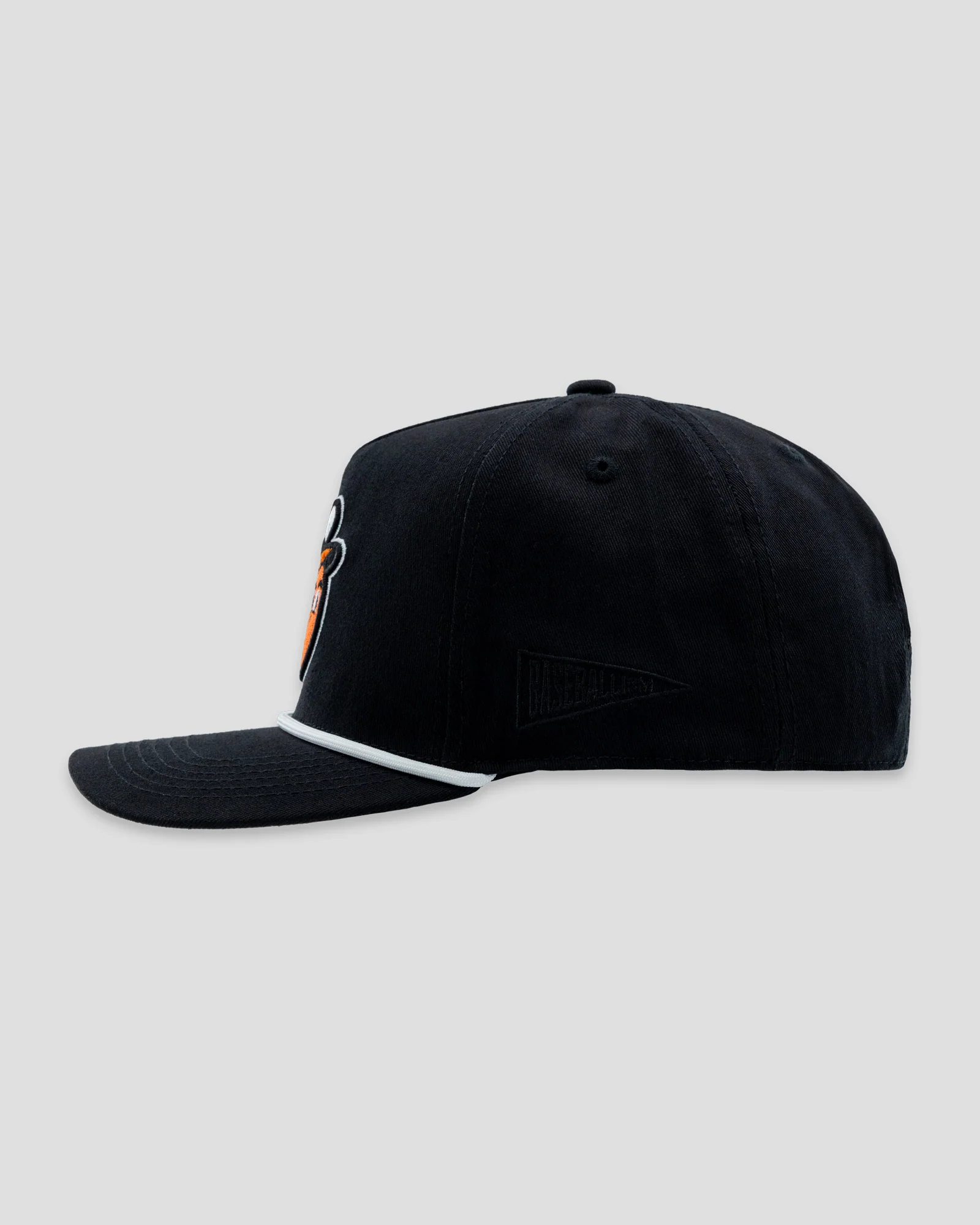 Naranjeros 5 Panel Rope Cap - Black - Image 4