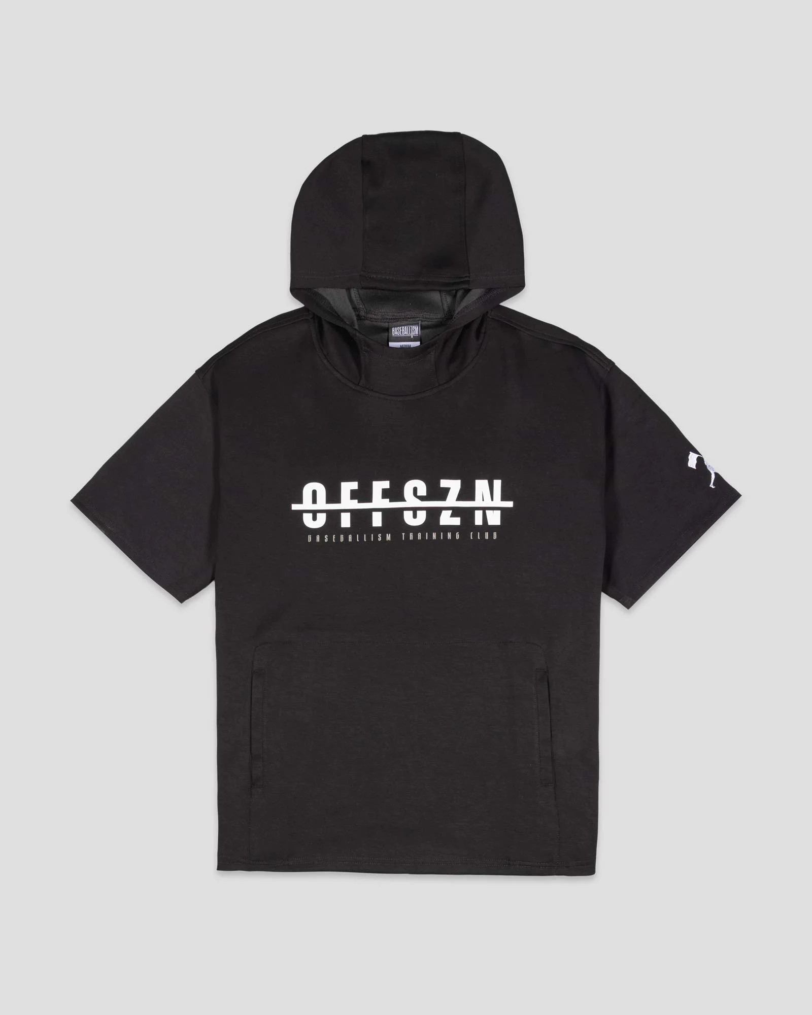 No Off SZN AeroFleece Short Sleeve Hoodie - Black