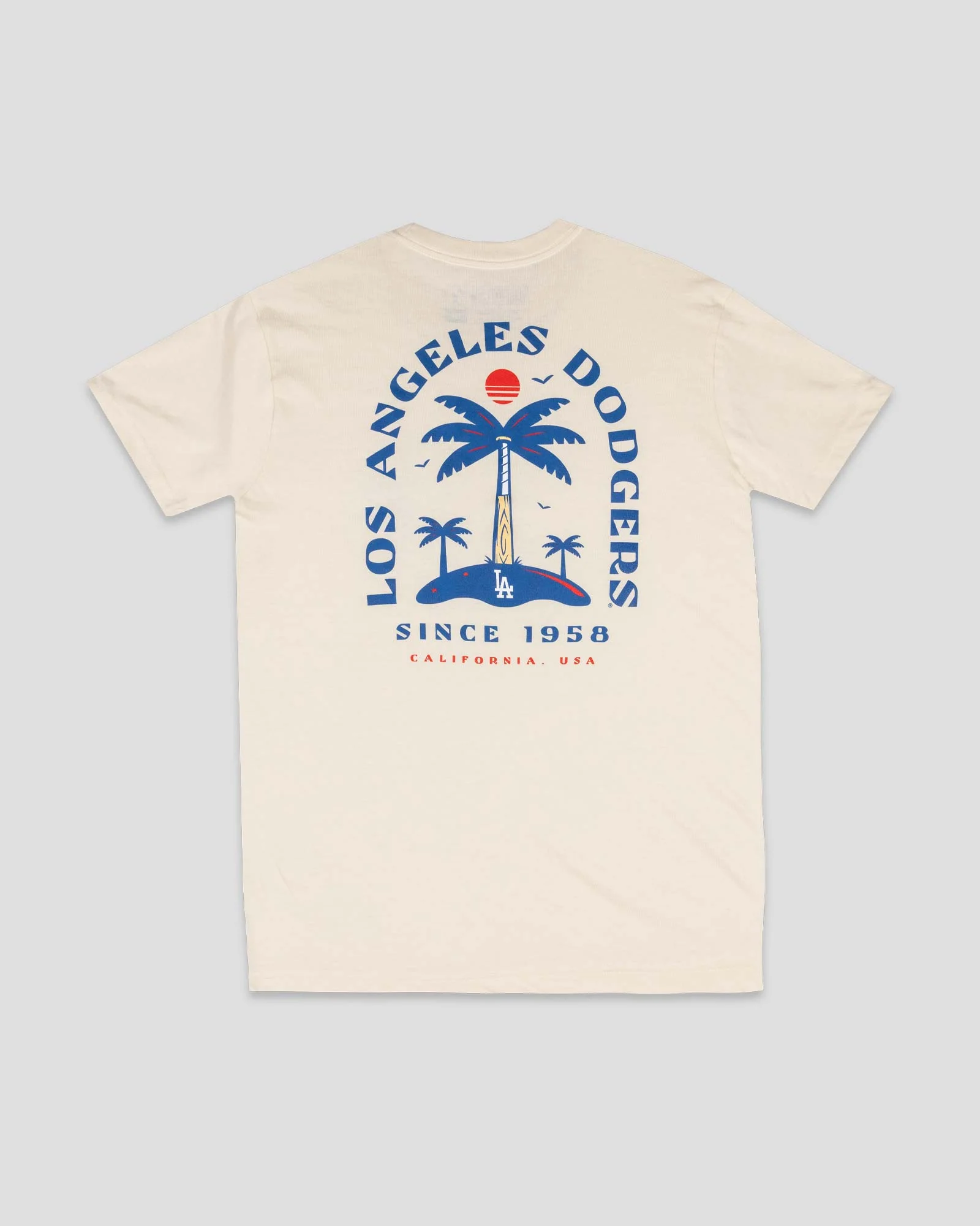 Palm Tree Bat T-Shirt - Los Angeles Dodgers