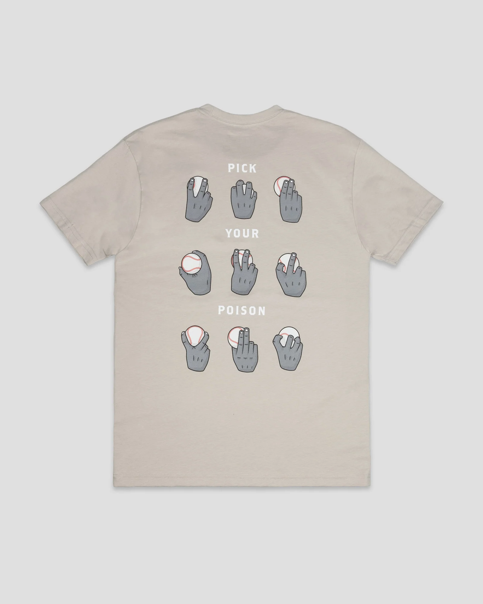 Pick Your Poison T-Shirt - Light Grey - Image 2