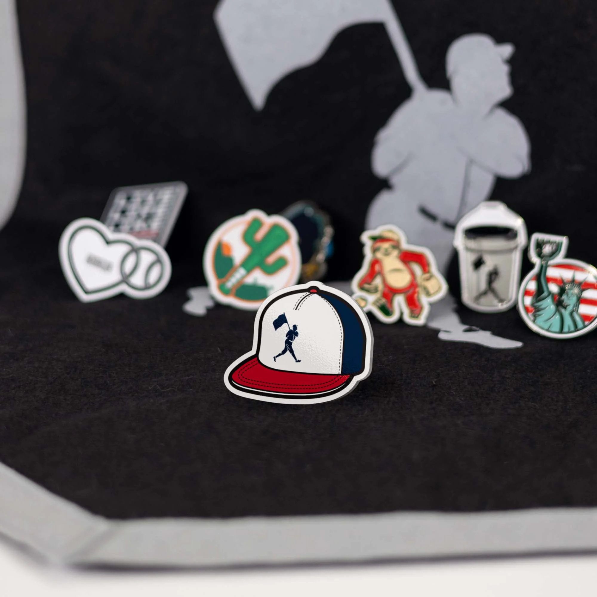 Pin of the Month - August 2023 - Flag Man Heritage Cap - Image 4