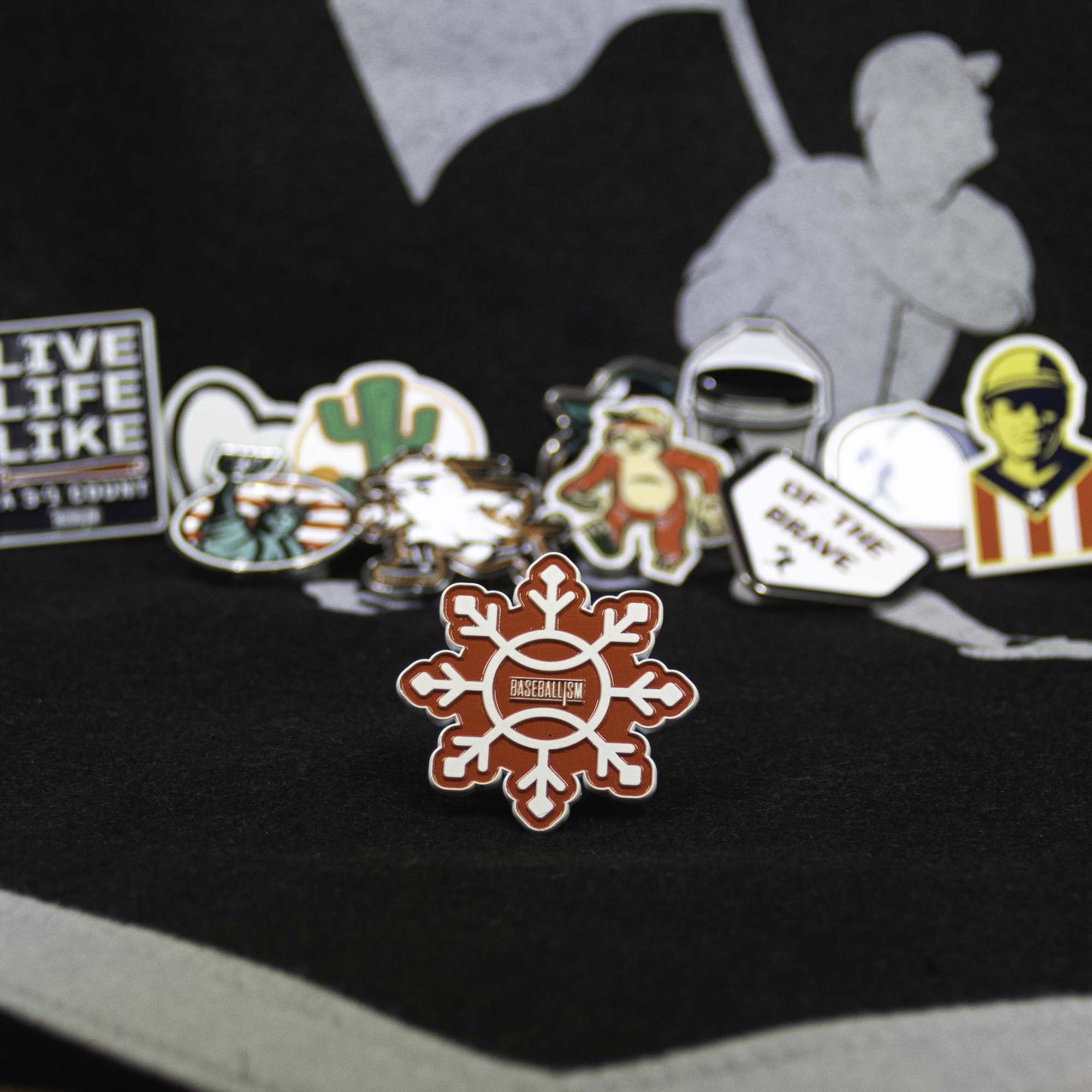 Pin of the Month - December 2023 - Snowflake Ball - Image 3