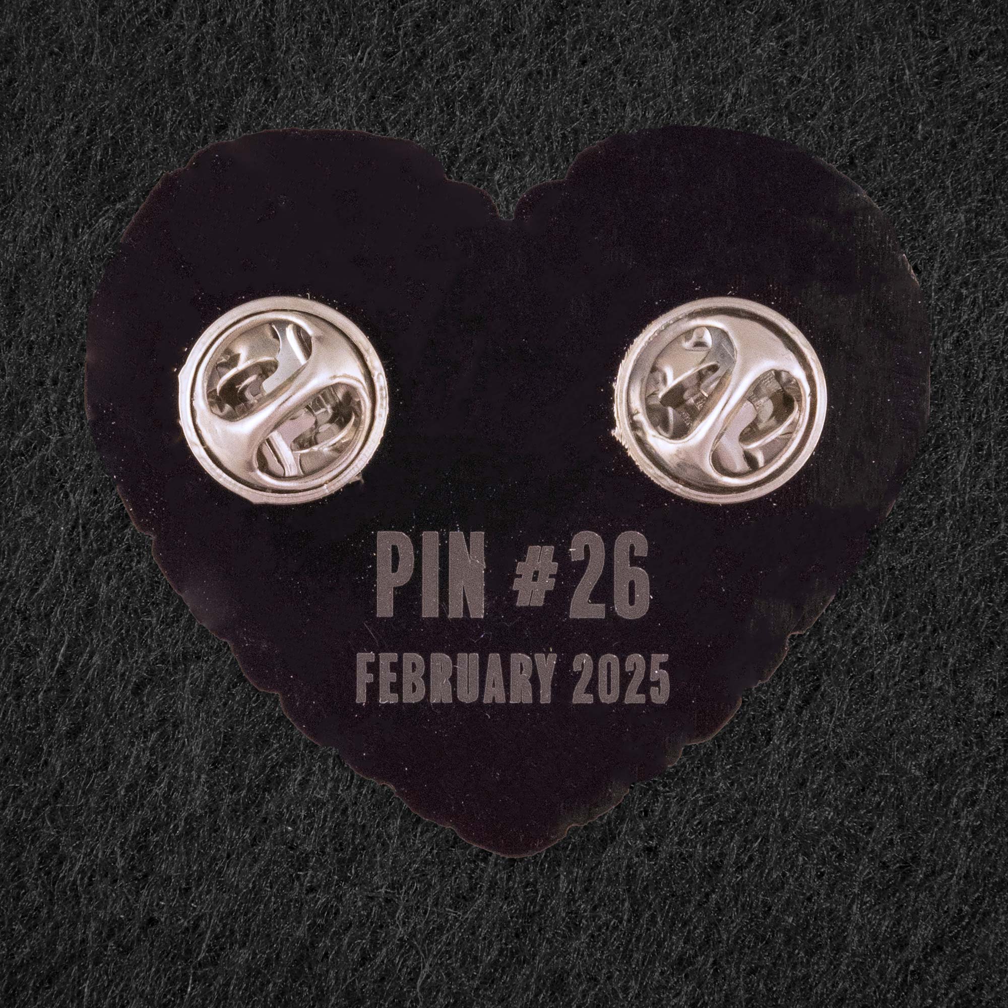 Pin of the Month - February 2025 - Bat Heart - Image 4