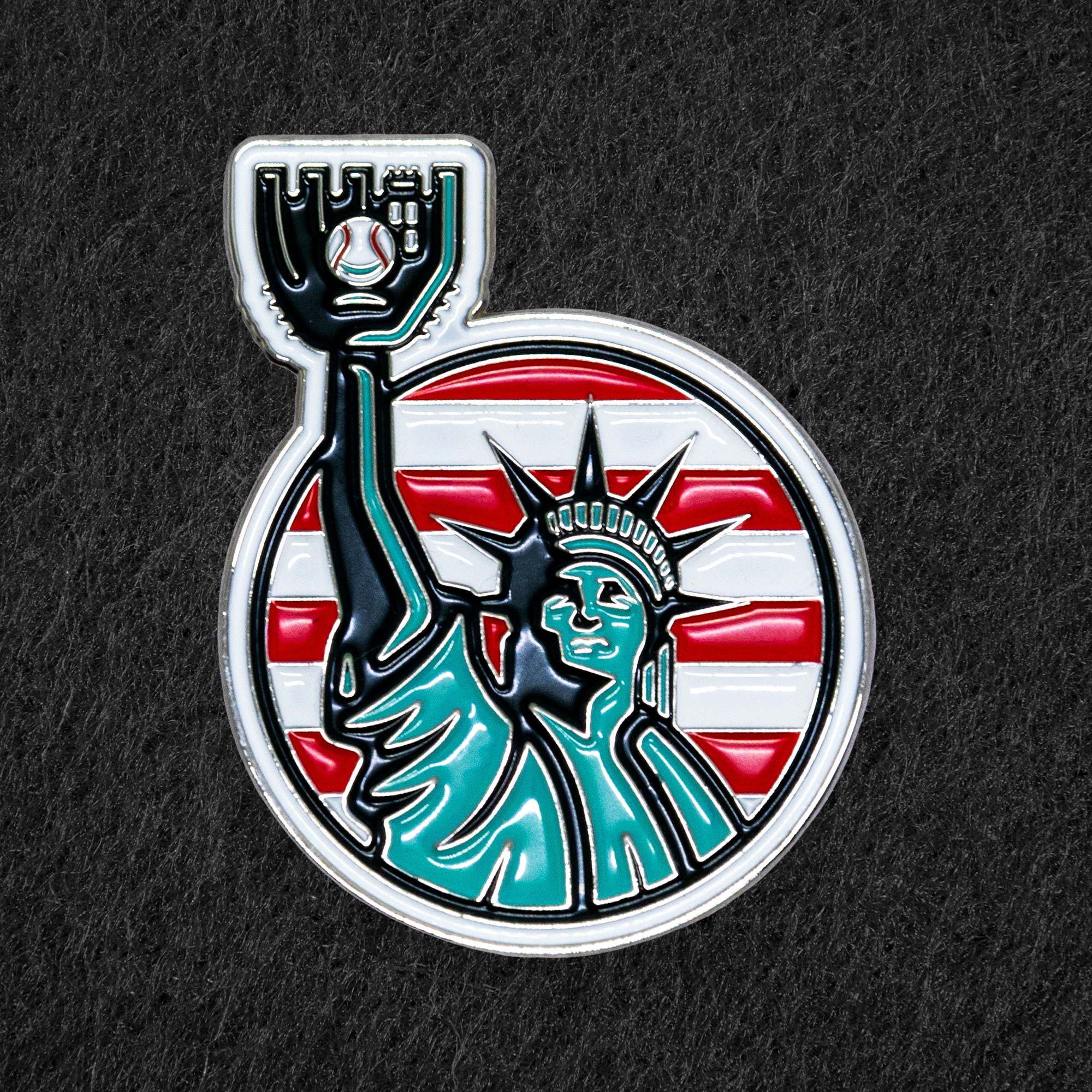 Pin of the Month - July 2023 - Lady Lefty - Image 3